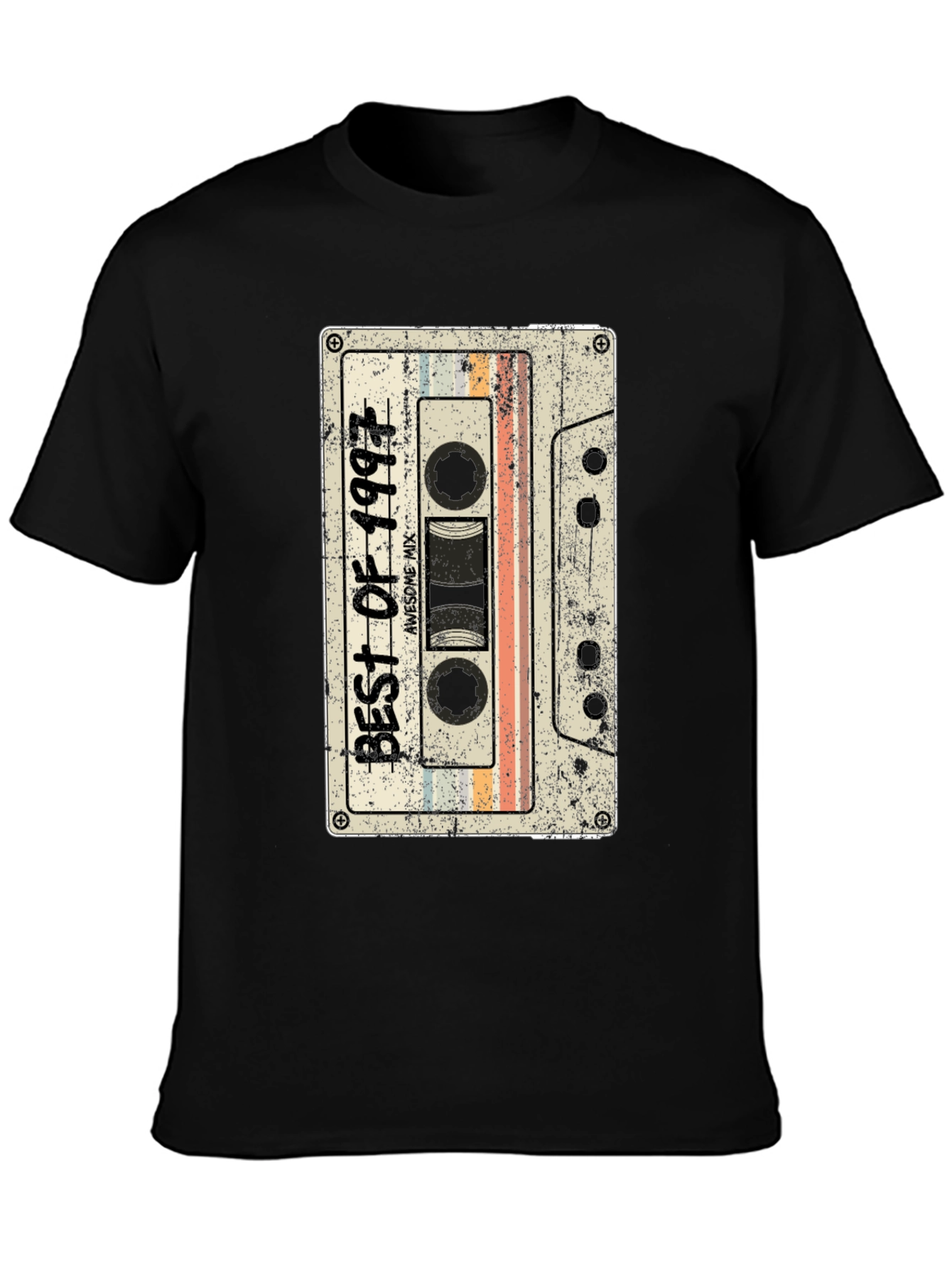 Retro Cassette Best of 1997 Graphic Tee - Black