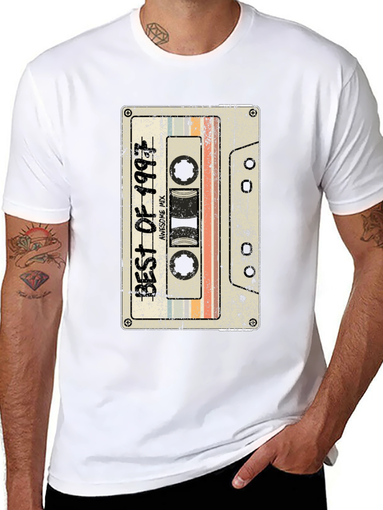 Retro Cassette Best of 1997 Graphic Tee - Black