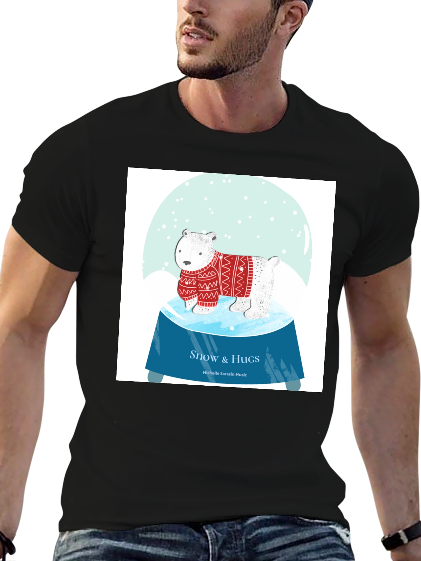 Snow & Hugs Polar Bear Graphic Tee