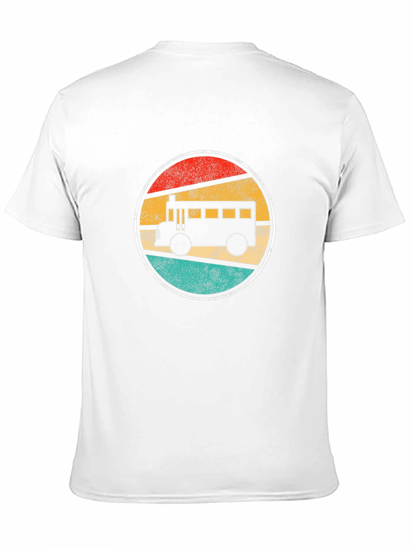 Retro School Bus Graphic T-Shirt