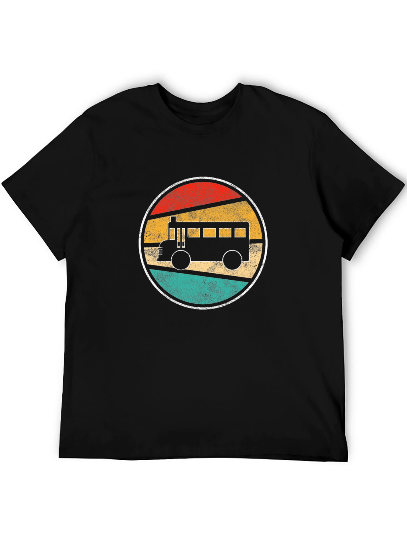 Retro School Bus Graphic T-Shirt