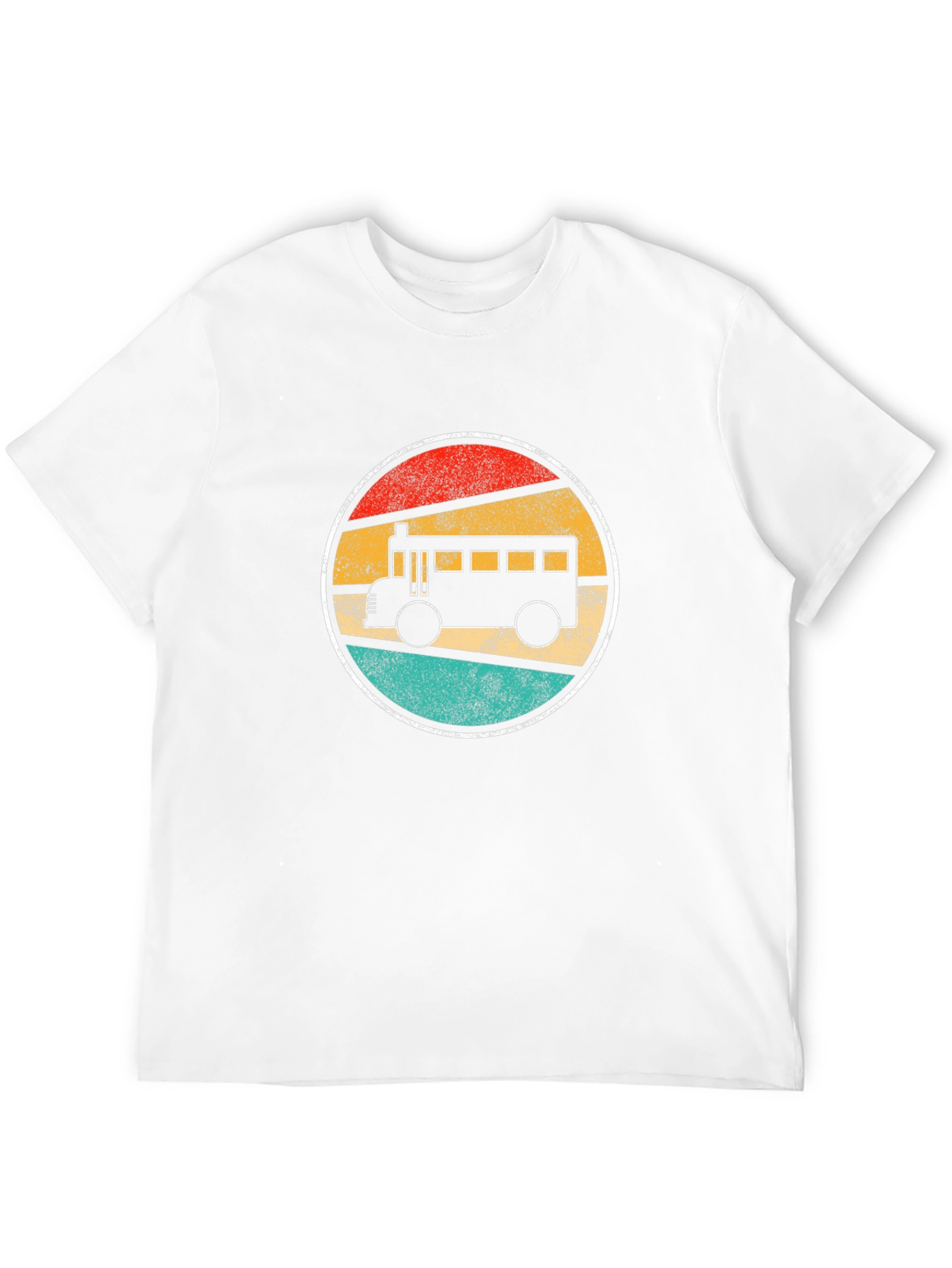 Retro School Bus Graphic T-Shirt