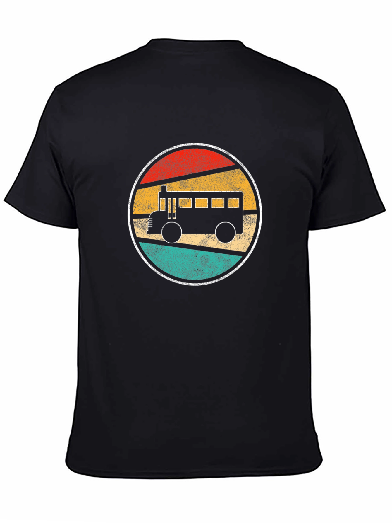 Retro School Bus Graphic T-Shirt