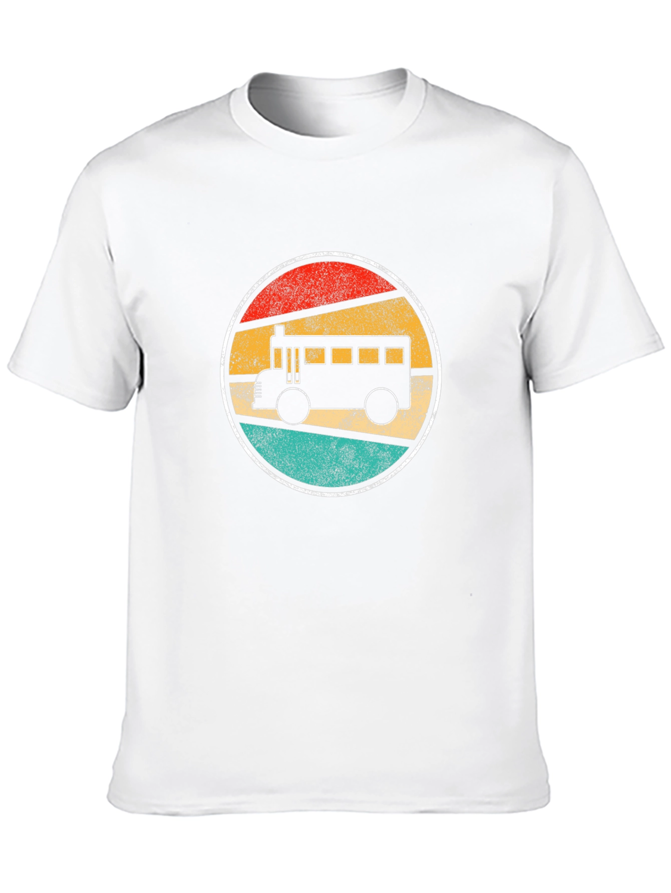Retro School Bus Graphic T-Shirt