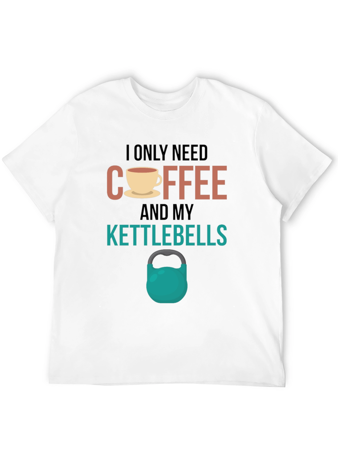 Coffee & Kettlebells T-Shirt - Workout Motivation