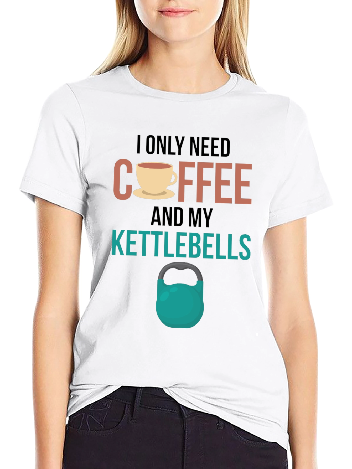 Coffee & Kettlebells T-Shirt - Workout Motivation