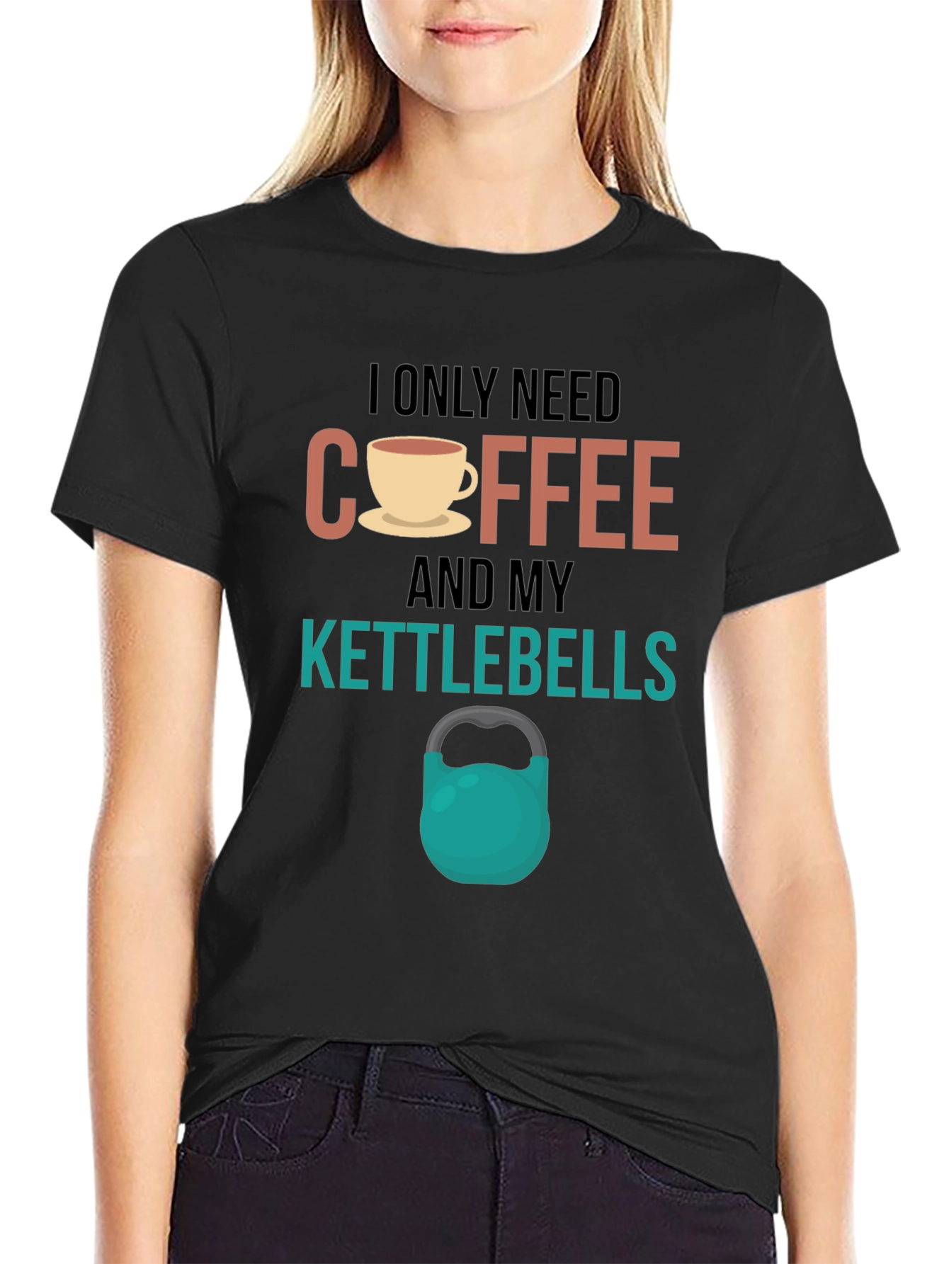 Coffee & Kettlebells T-Shirt - Workout Motivation