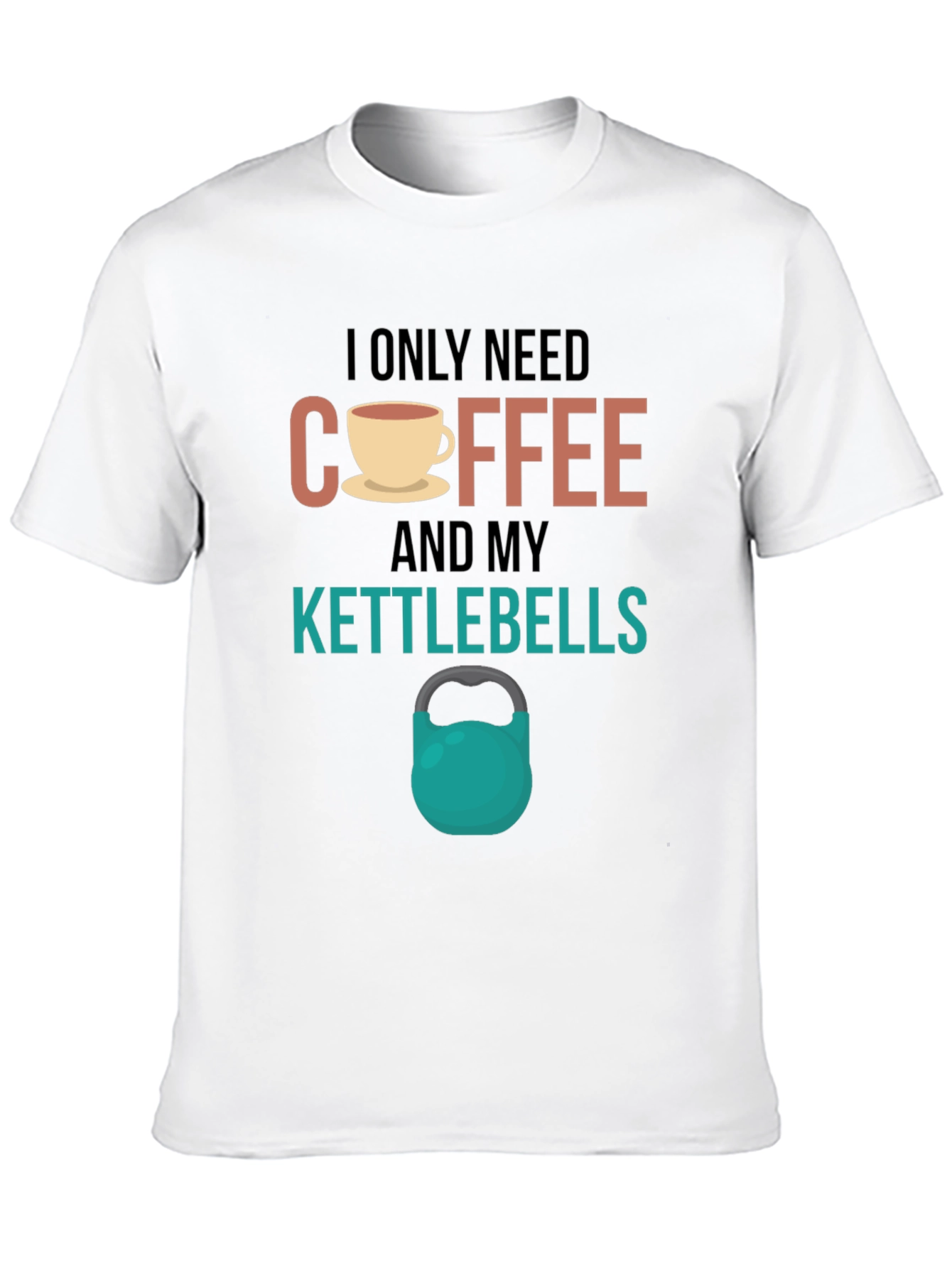 Coffee & Kettlebells T-Shirt - Workout Motivation