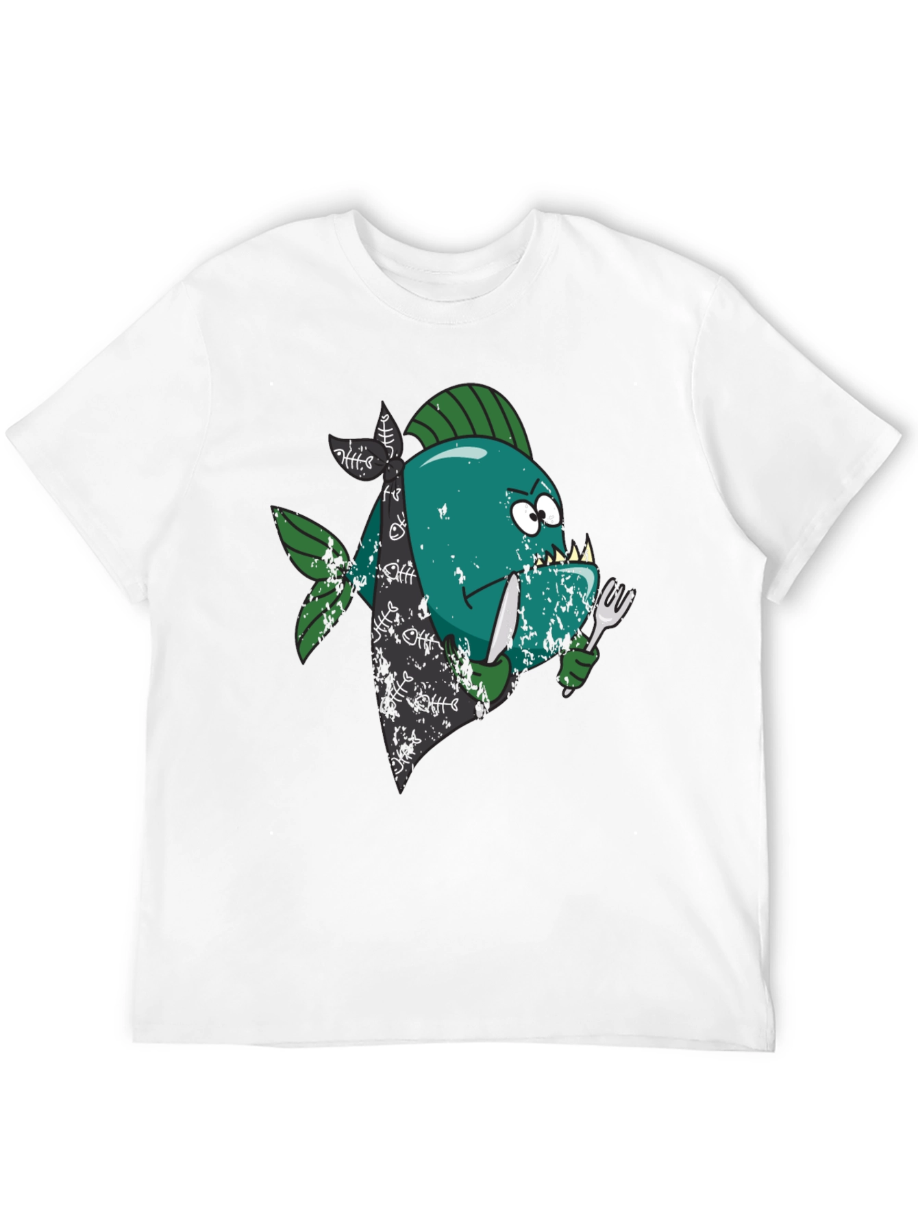 Piranha Black T-Shirt