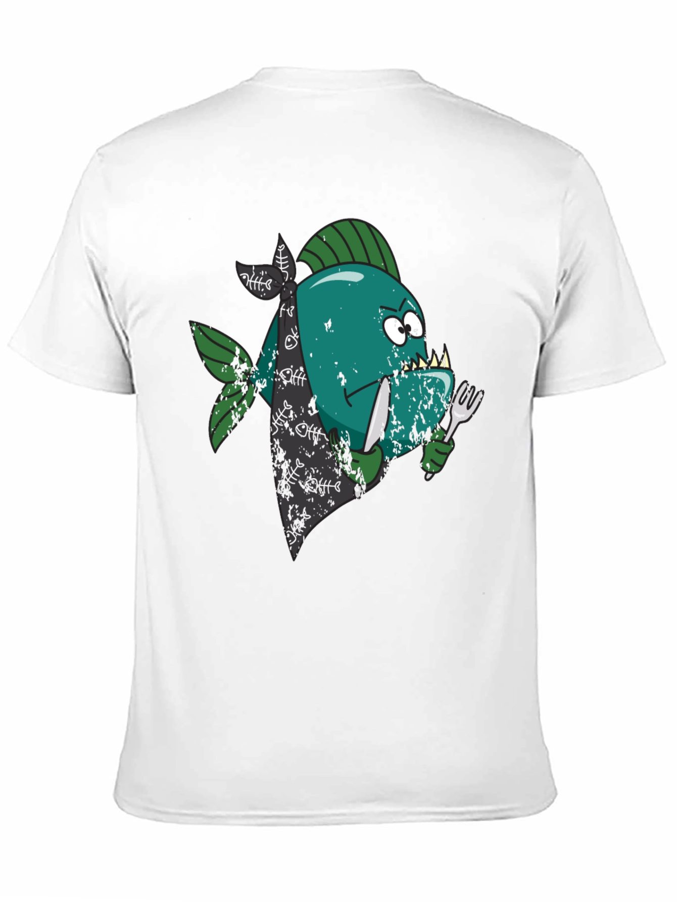 Piranha Black T-Shirt