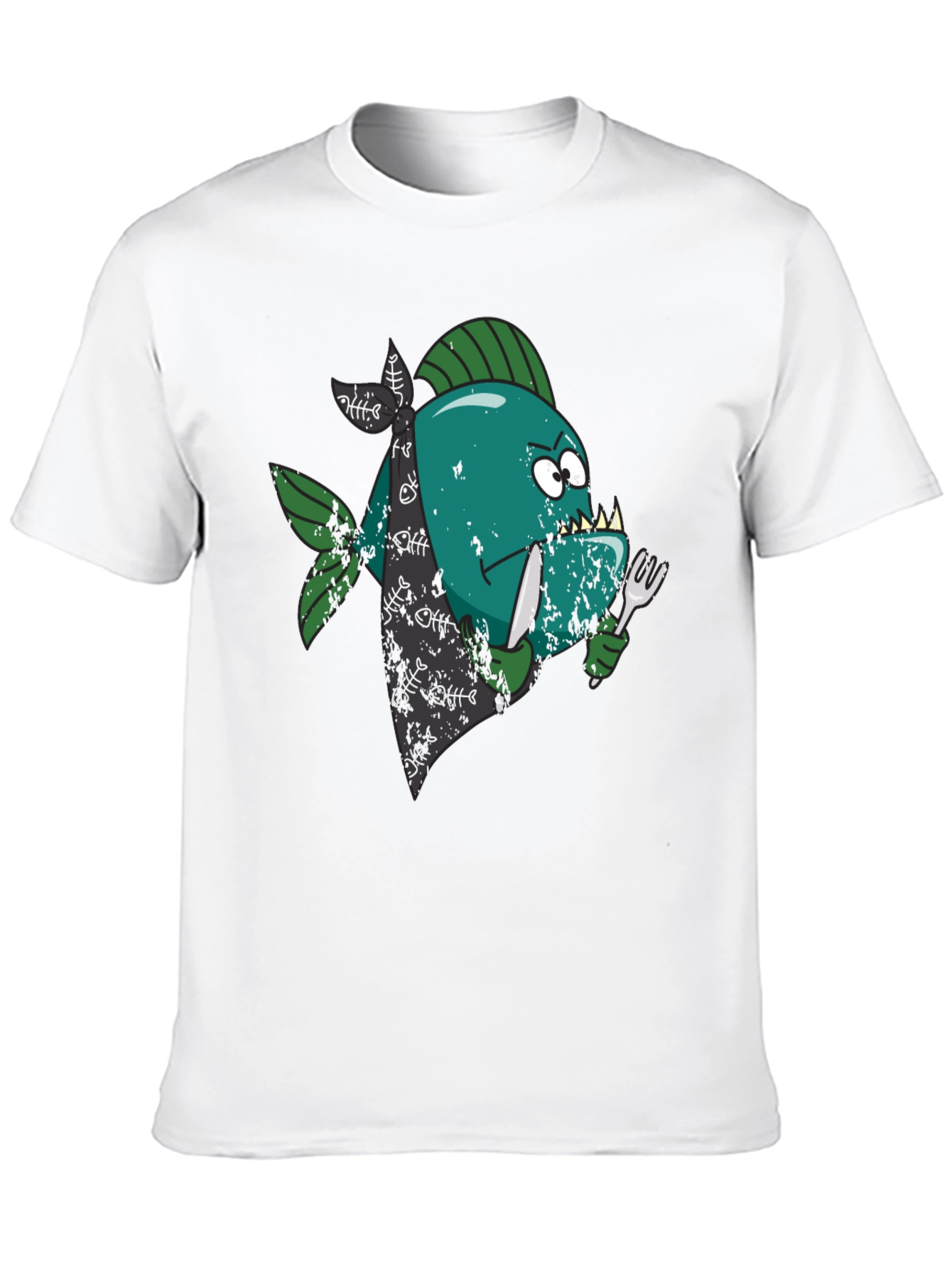 Piranha Black T-Shirt