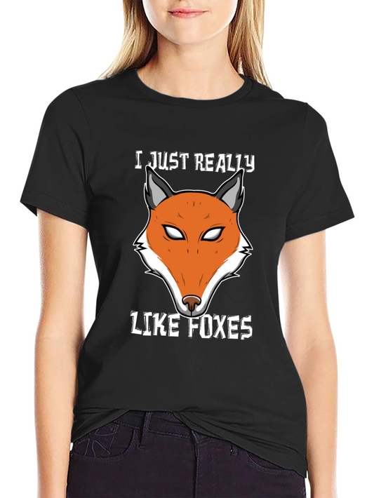 Fox Lover T-Shirt | Cute Fox Face Design