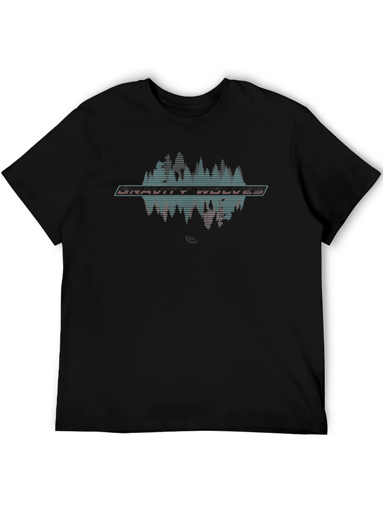 Gravity Wolves Graphic Tee - Retro Style