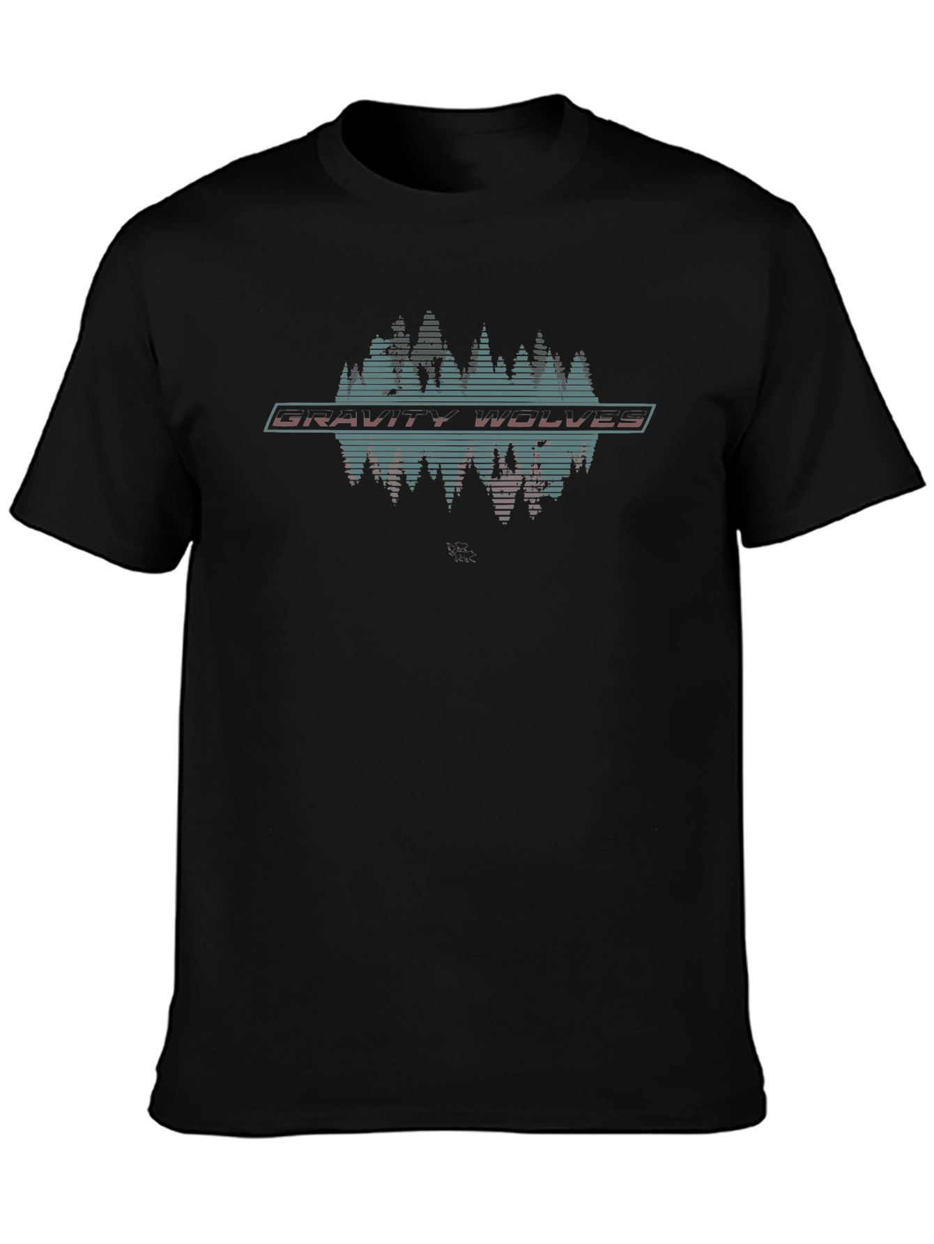 Gravity Wolves Graphic Tee - Retro Style
