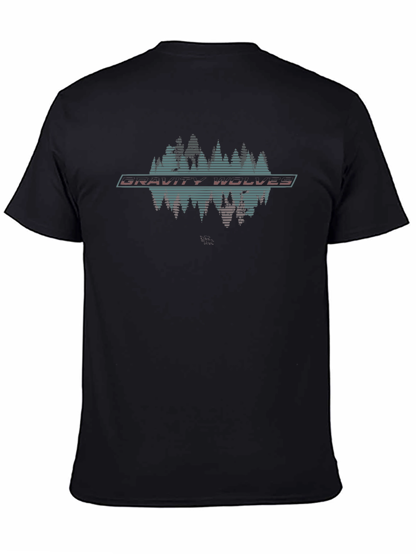 Gravity Wolves Graphic Tee - Retro Style