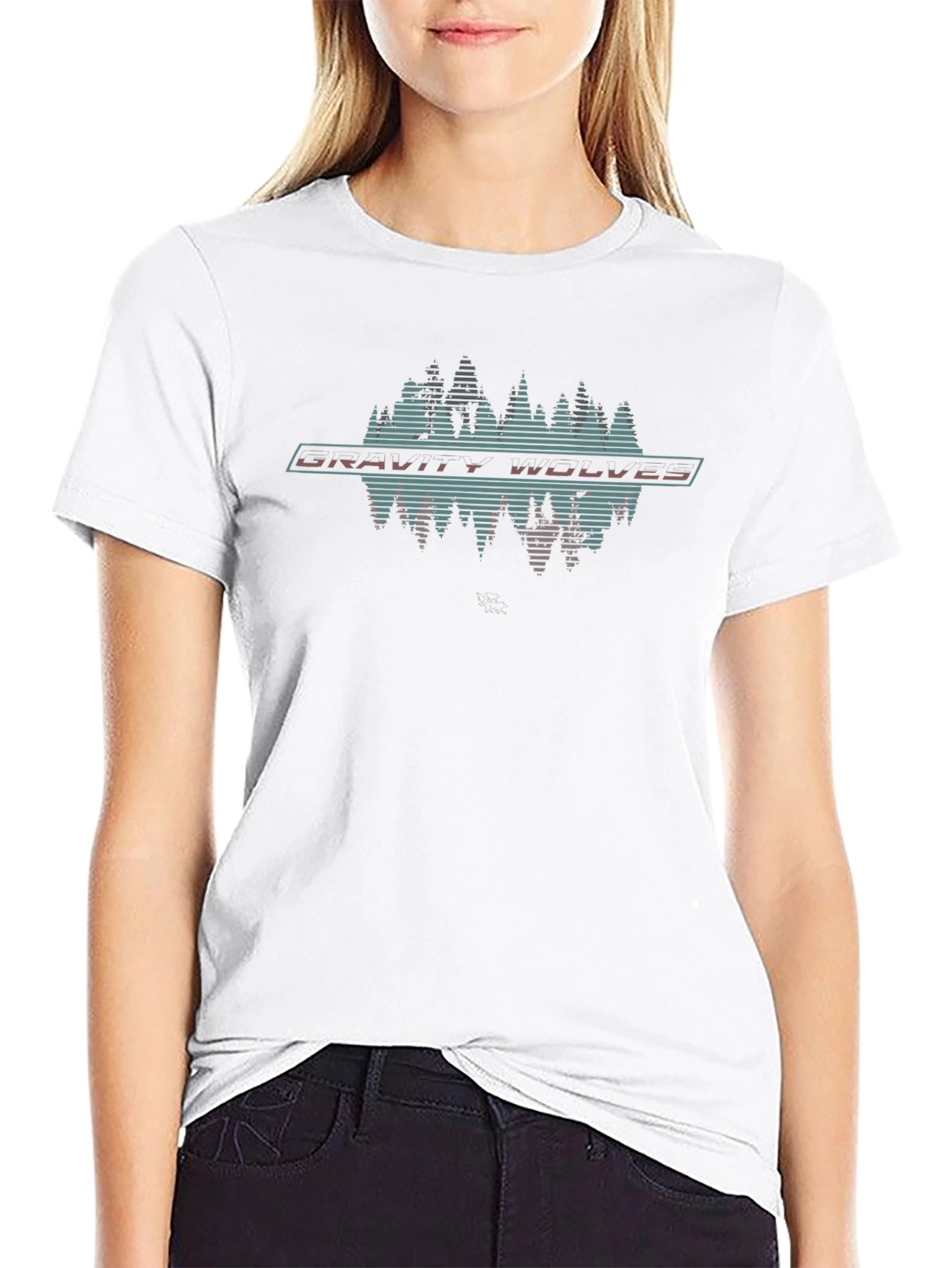 Gravity Wolves Graphic Tee - Retro Style