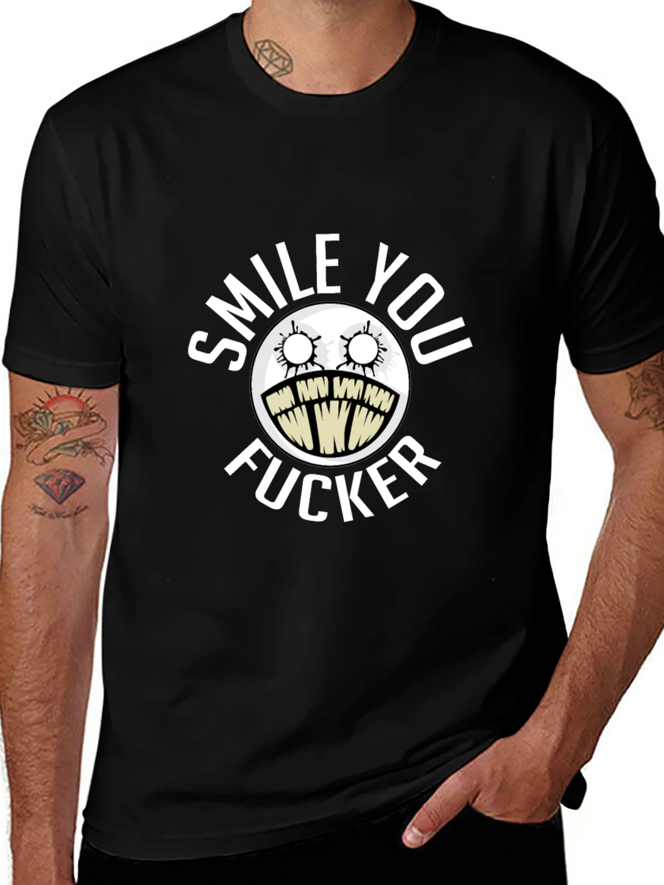 Smile You Fucker Graphic T-Shirt