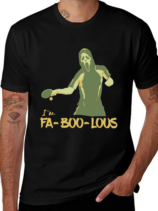 Im Fa-Boo-Lous T-Shirt Ping Pong Halloween Ghost