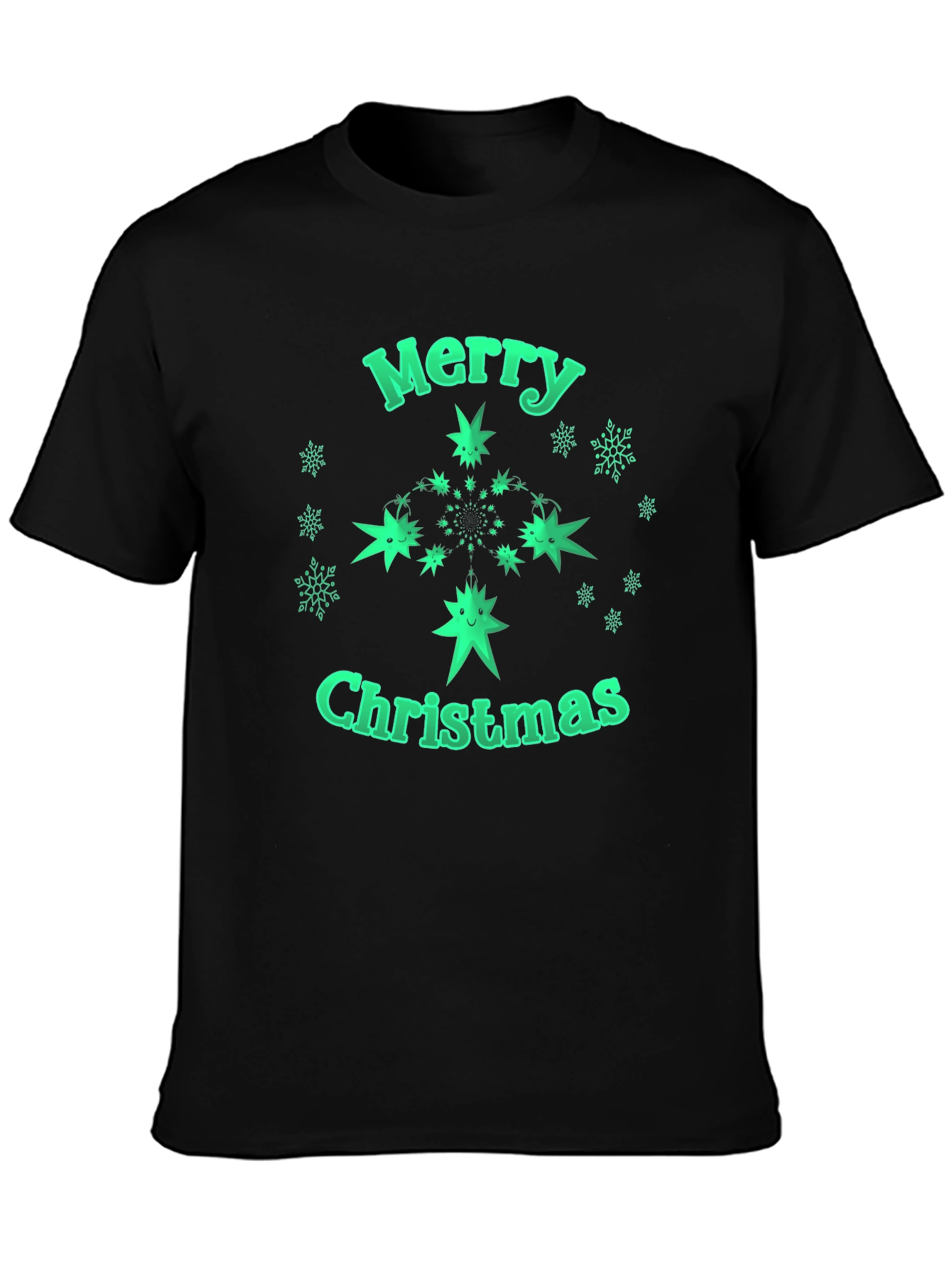 Festive Merry Christmas Graphic Tee - Holiday Spirit!