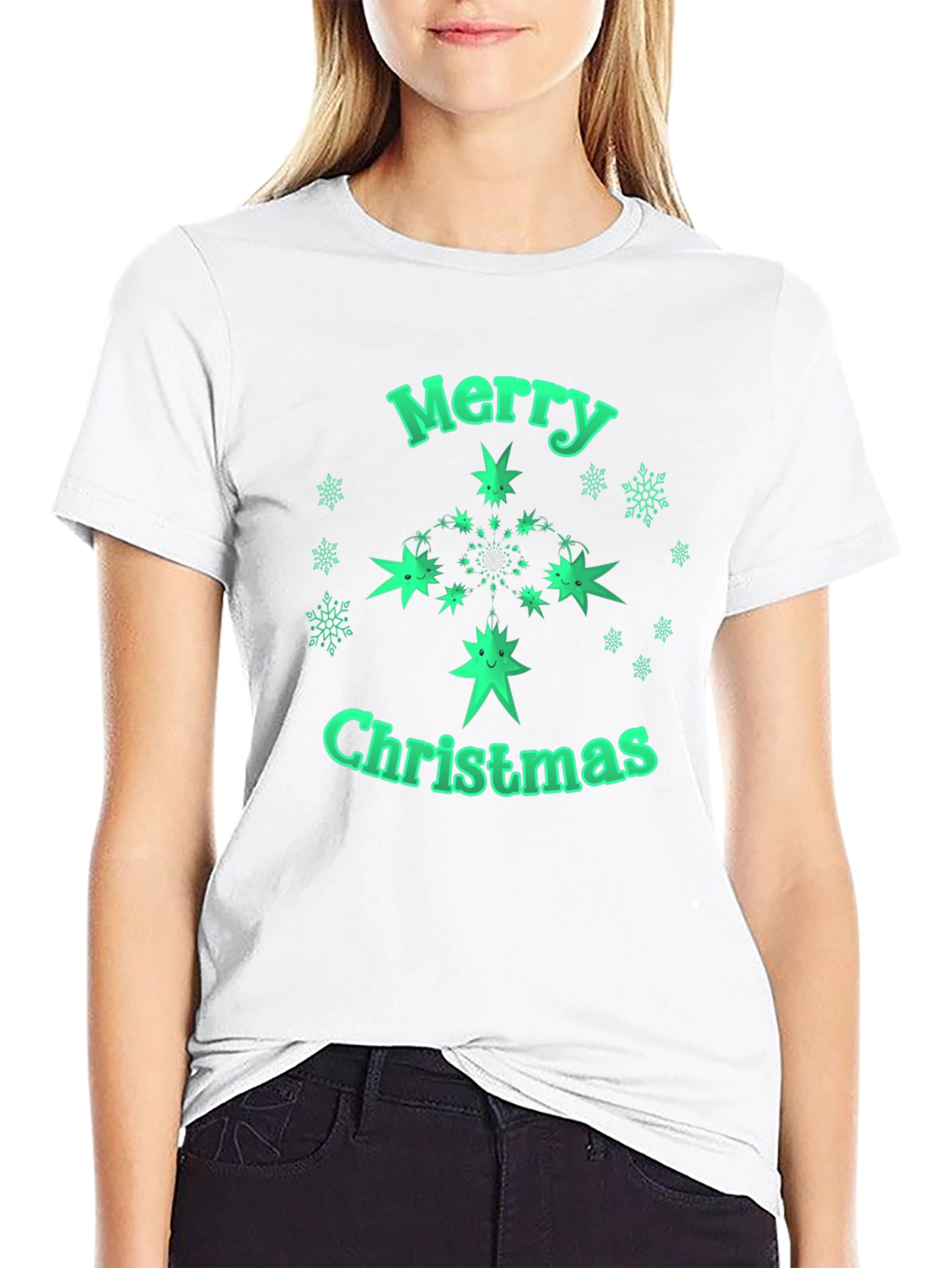 Festive Merry Christmas Graphic Tee - Holiday Spirit!
