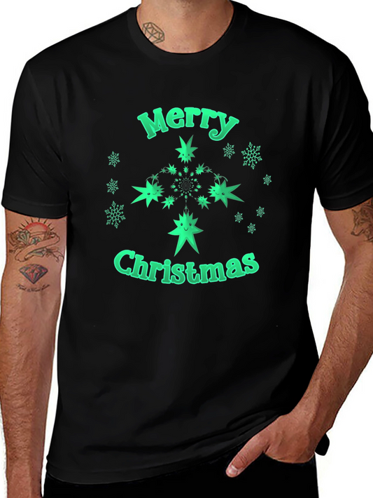 Festive Merry Christmas Graphic Tee - Holiday Spirit!