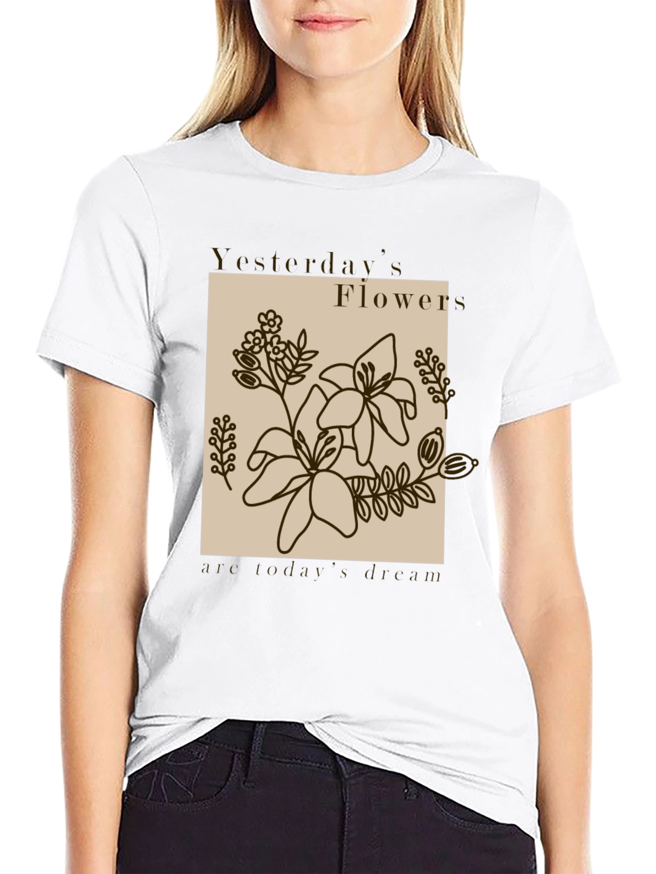 Yesterdays Flowers T-Shirt