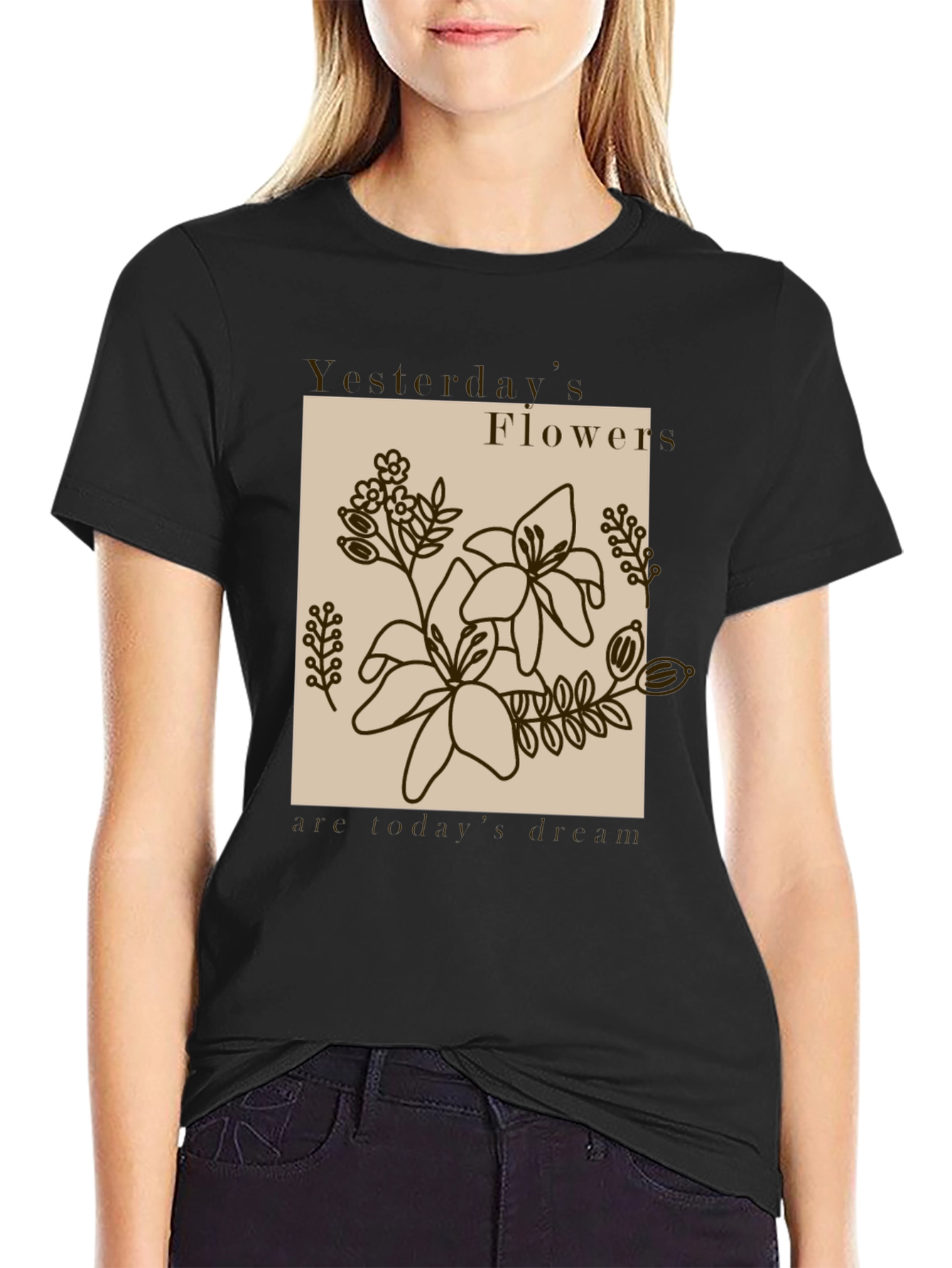 Yesterdays Flowers T-Shirt