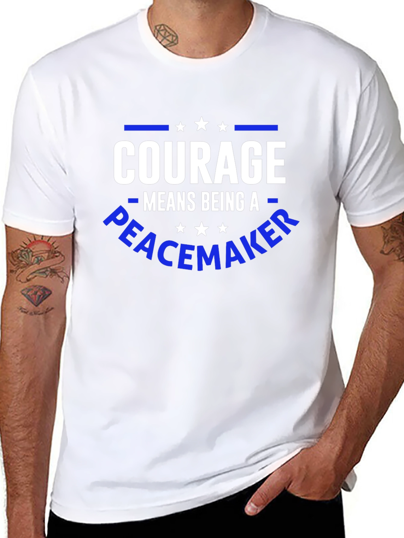 Courage Means Being A Peacemaker T-Shirt