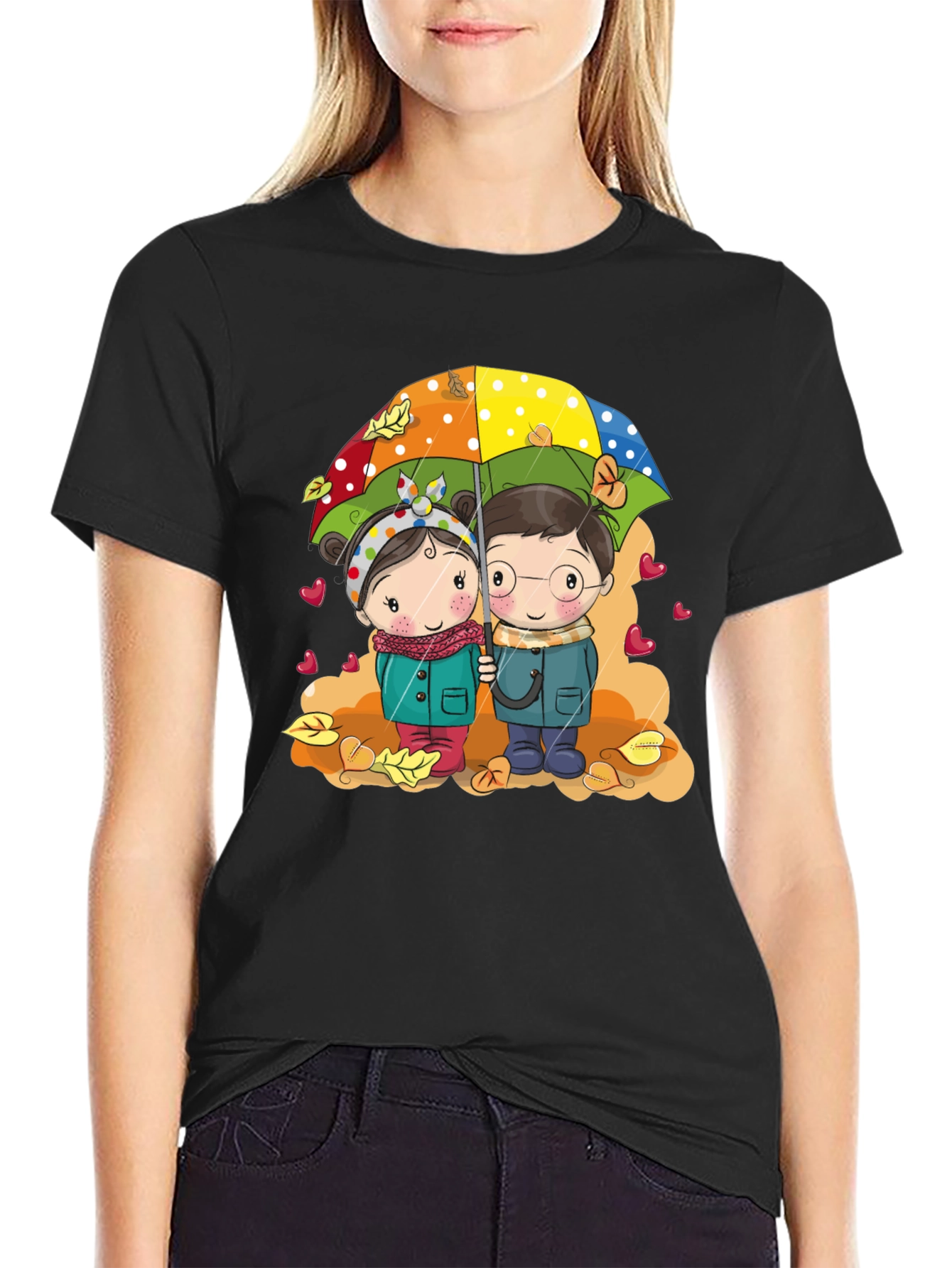 Cute Cartoon Couple T-Shirt