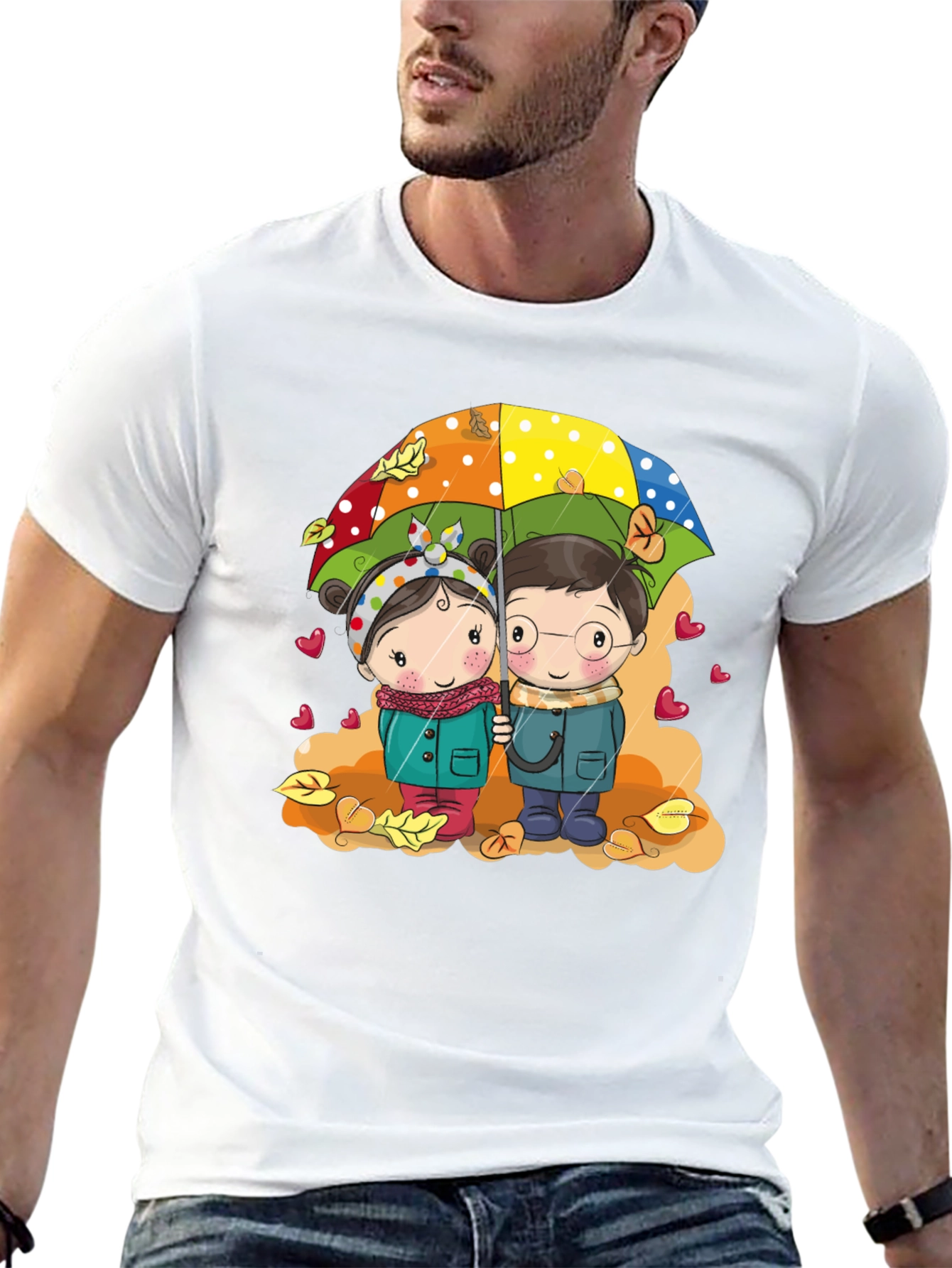 Cute Cartoon Couple T-Shirt