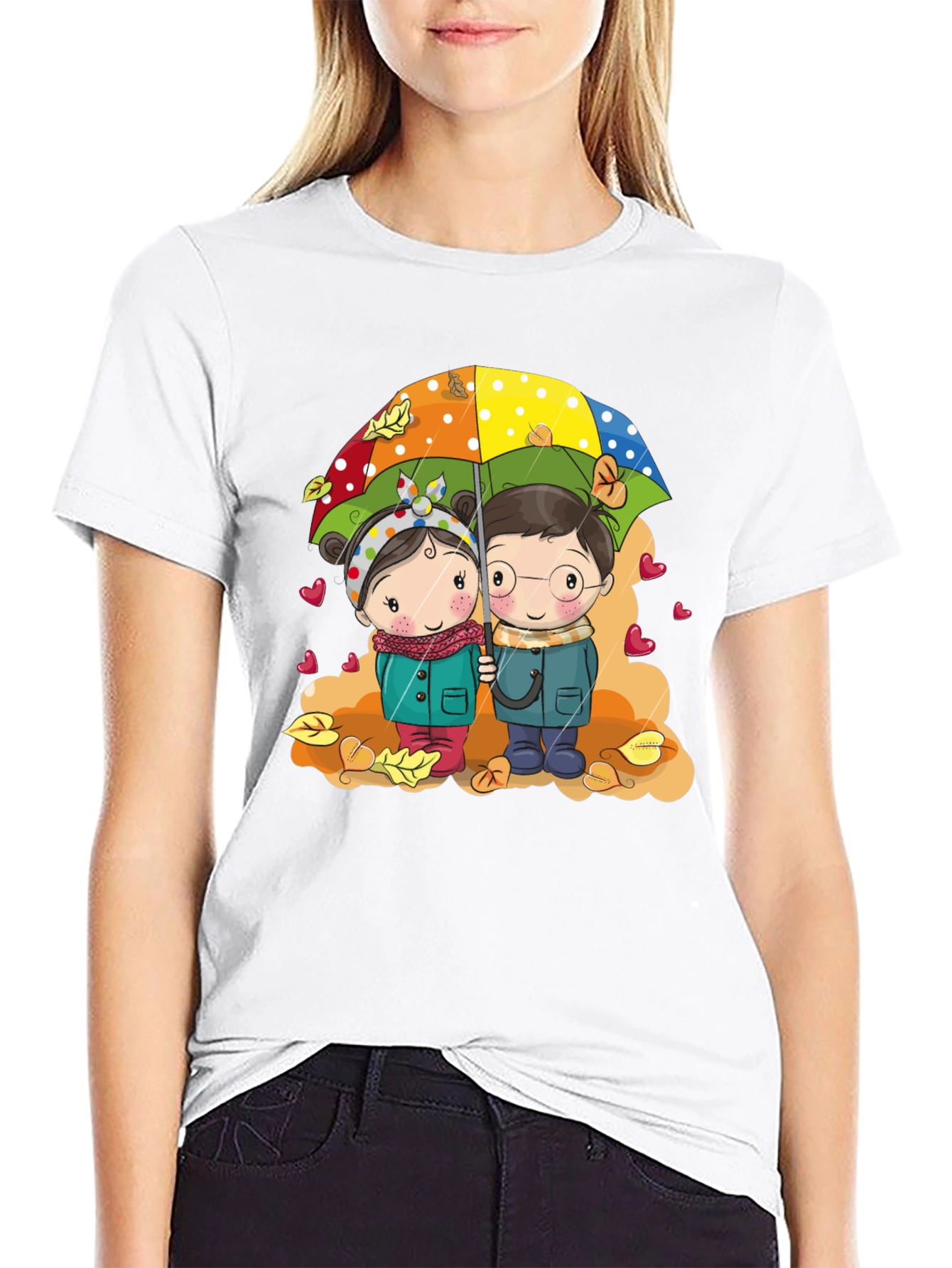 Cute Cartoon Couple T-Shirt