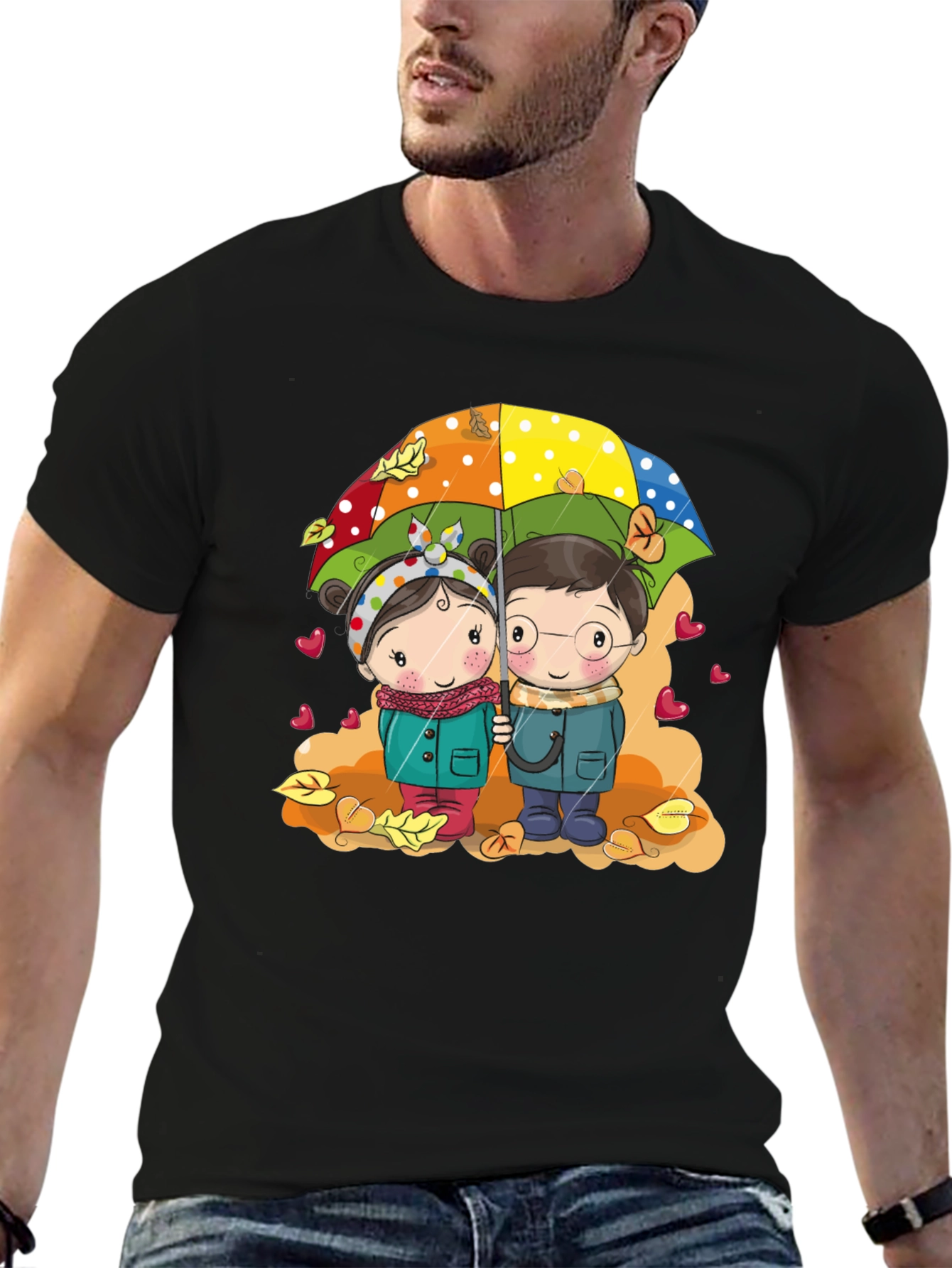 Cute Cartoon Couple T-Shirt