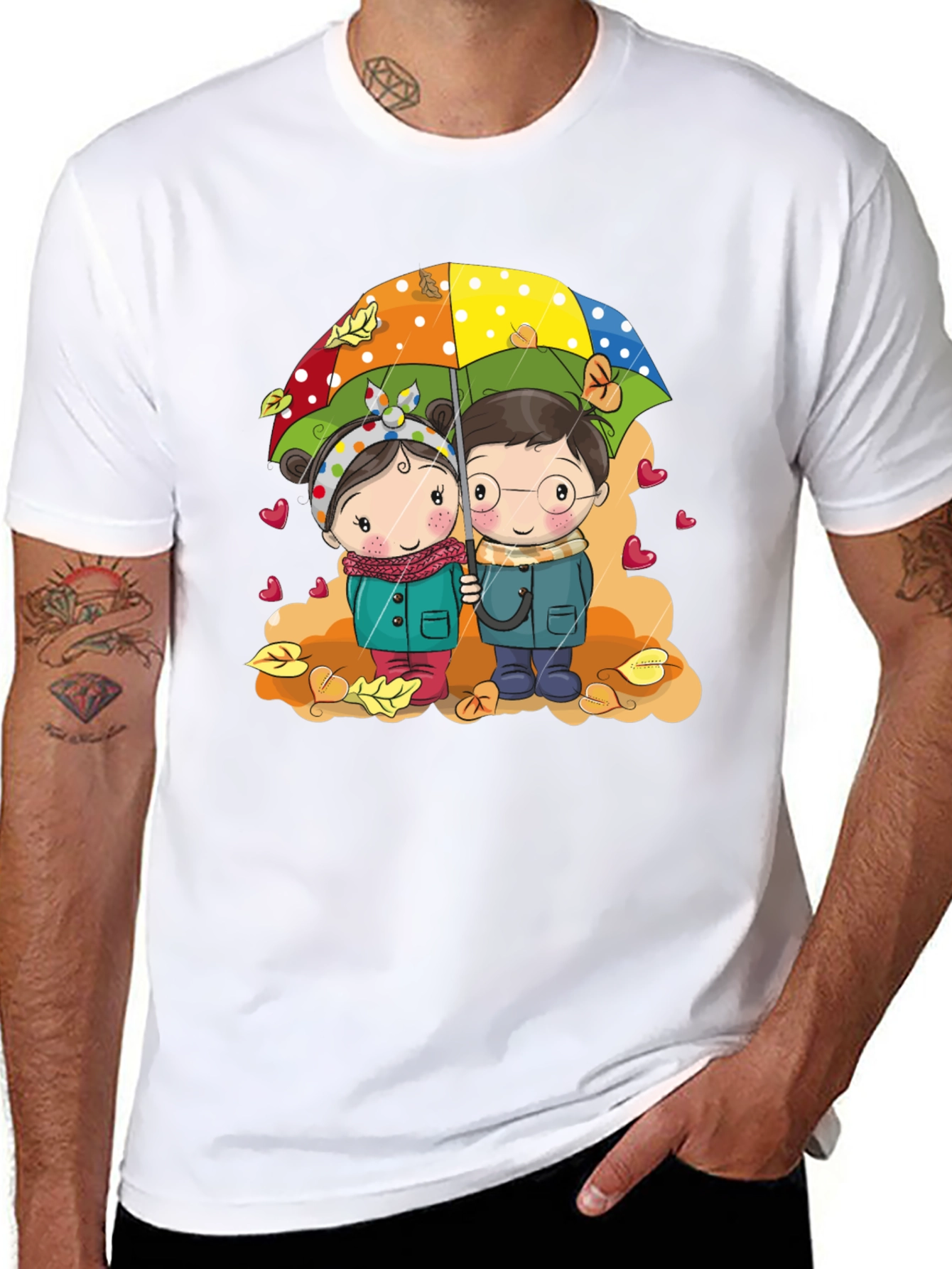 Cute Cartoon Couple T-Shirt