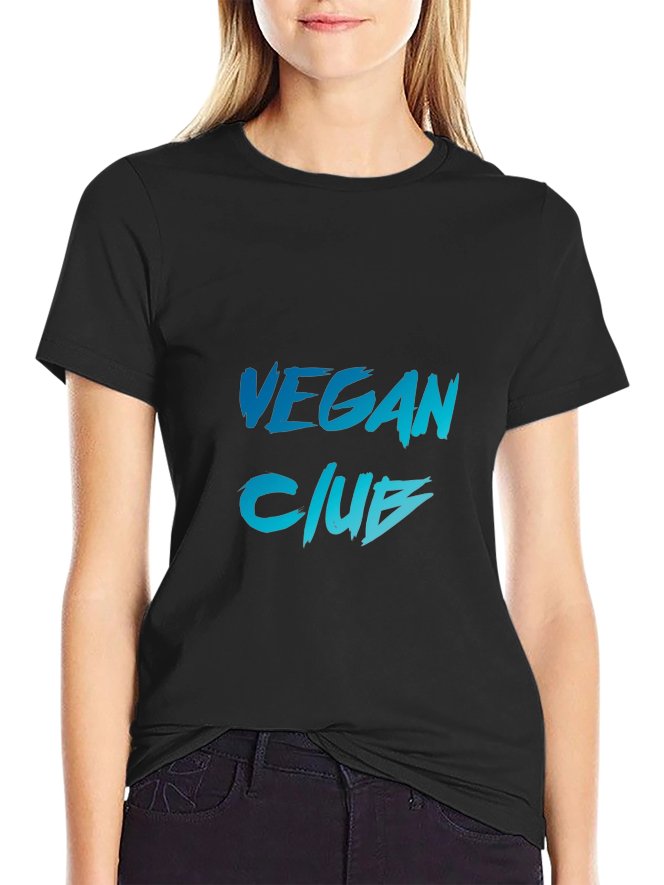 Vegan Club Black T-Shirt