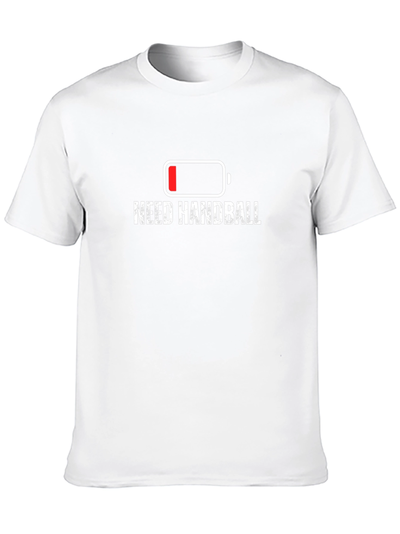 Need Handball T-Shirt Funny Low Battery Design