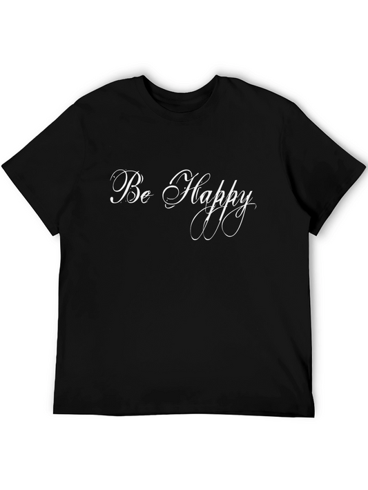 Be Happy Graphic Tee - Mens Comfort Fit