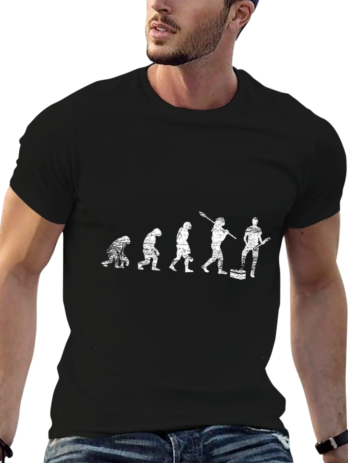Evolution of Hockey T-Shirt - Black