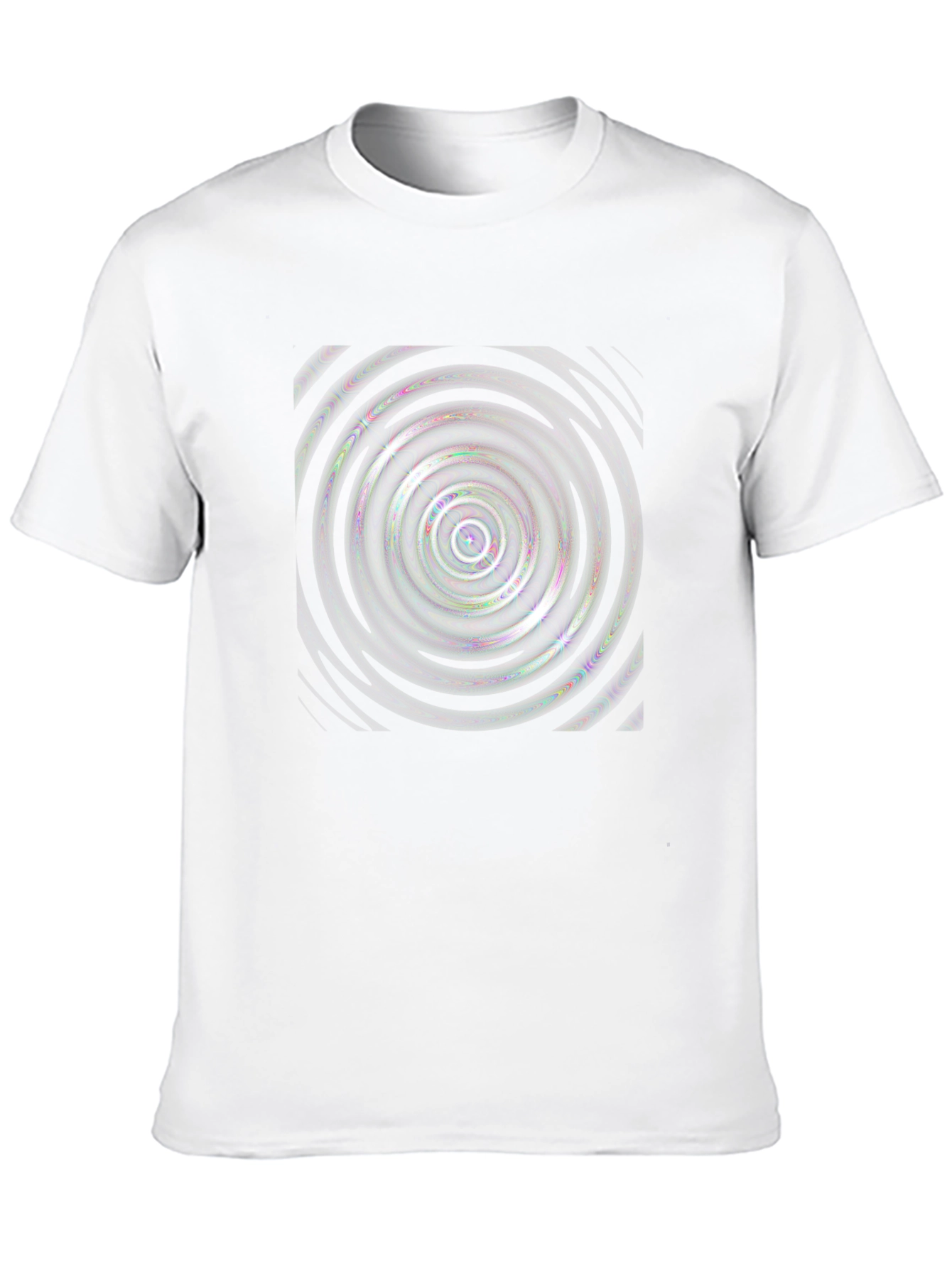Abstract Concentric Circle Graphic Tee