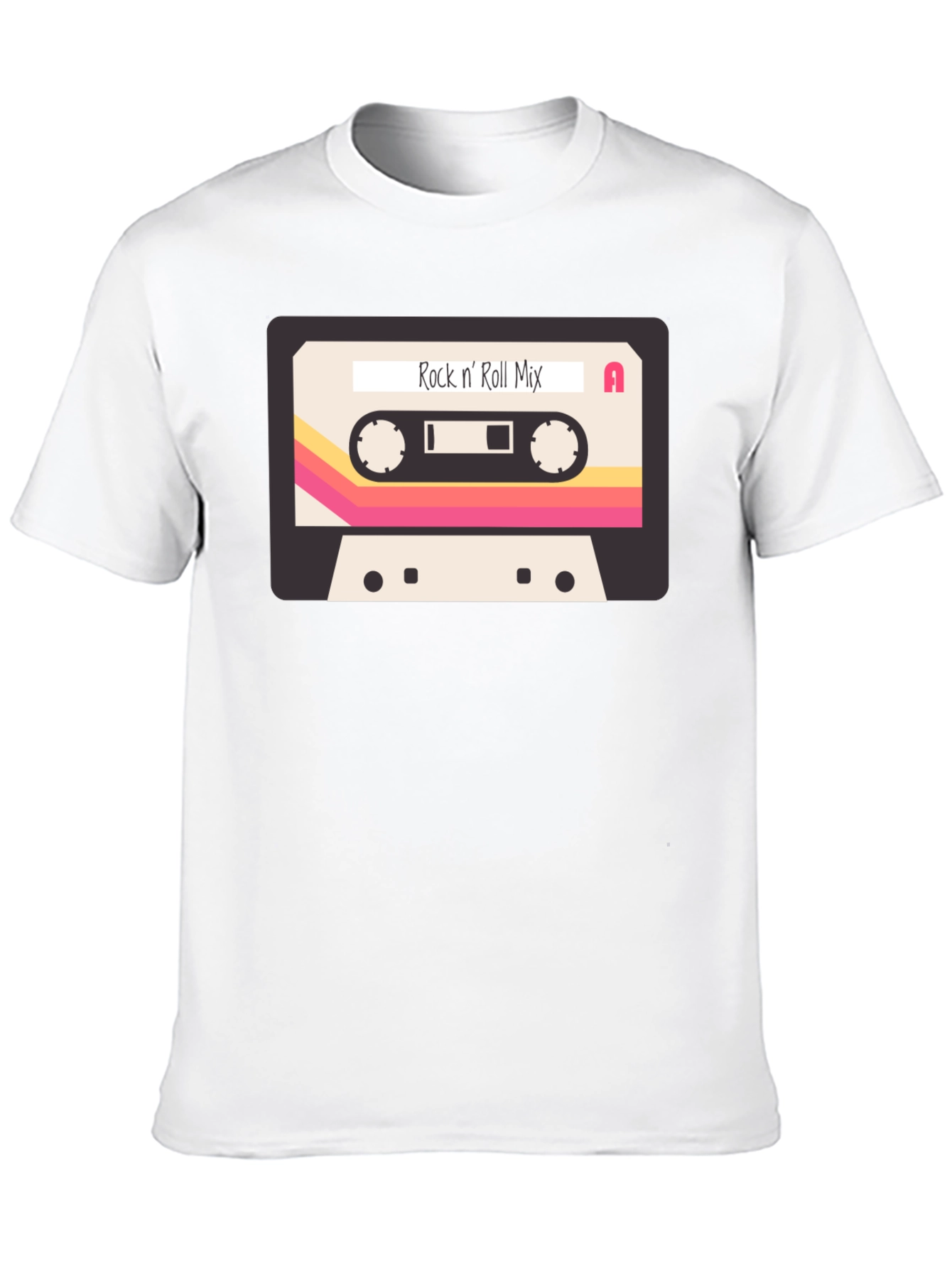 Retro Rock n Roll Mixtape Graphic T-Shirt