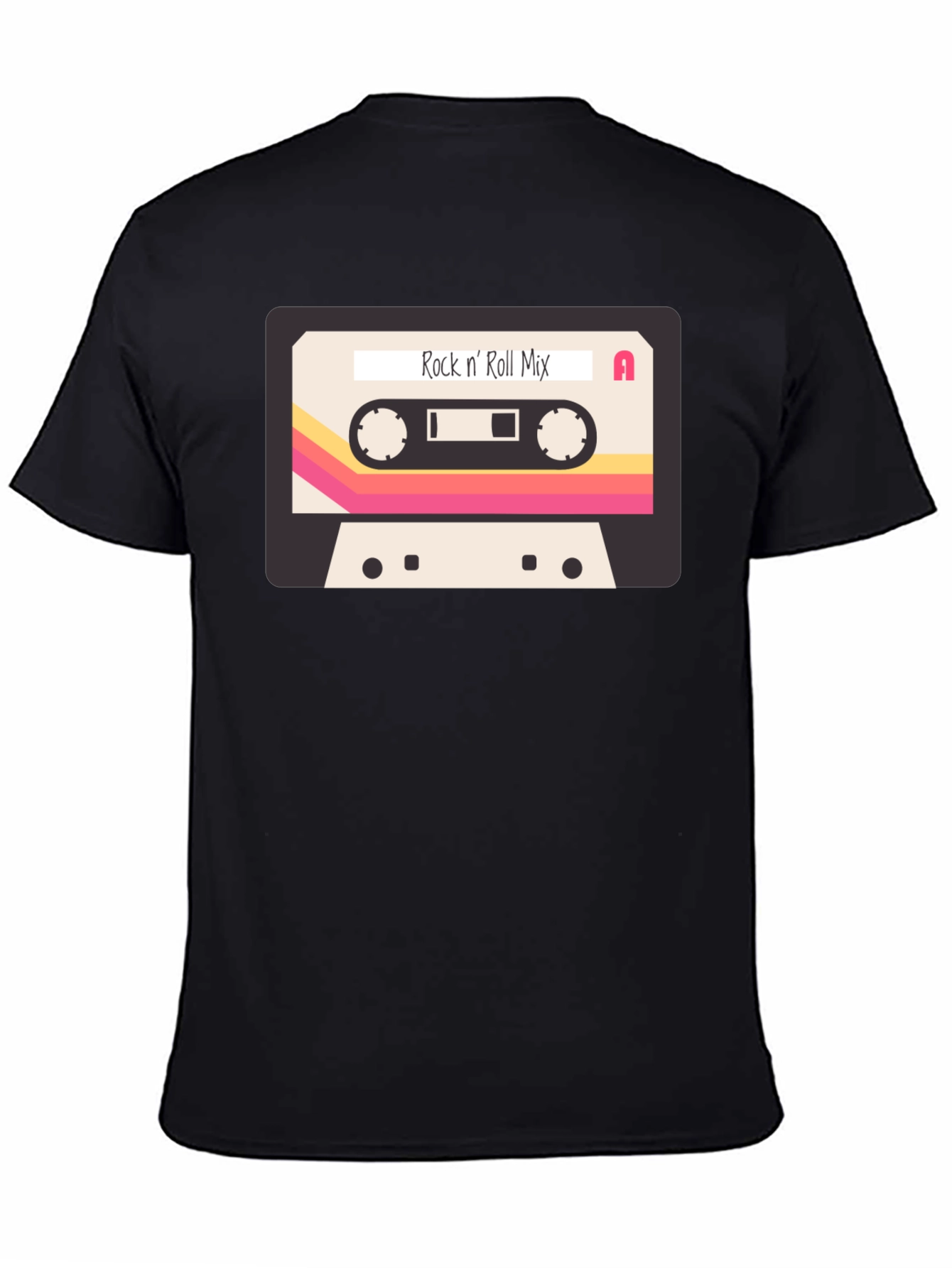 Retro Rock n Roll Mixtape Graphic T-Shirt