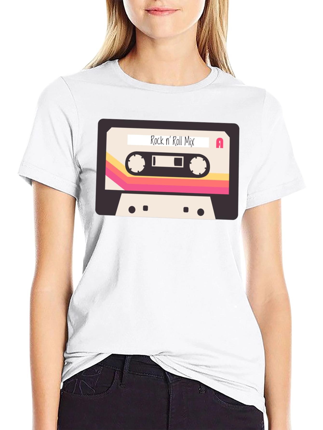Retro Rock n Roll Mixtape Graphic T-Shirt