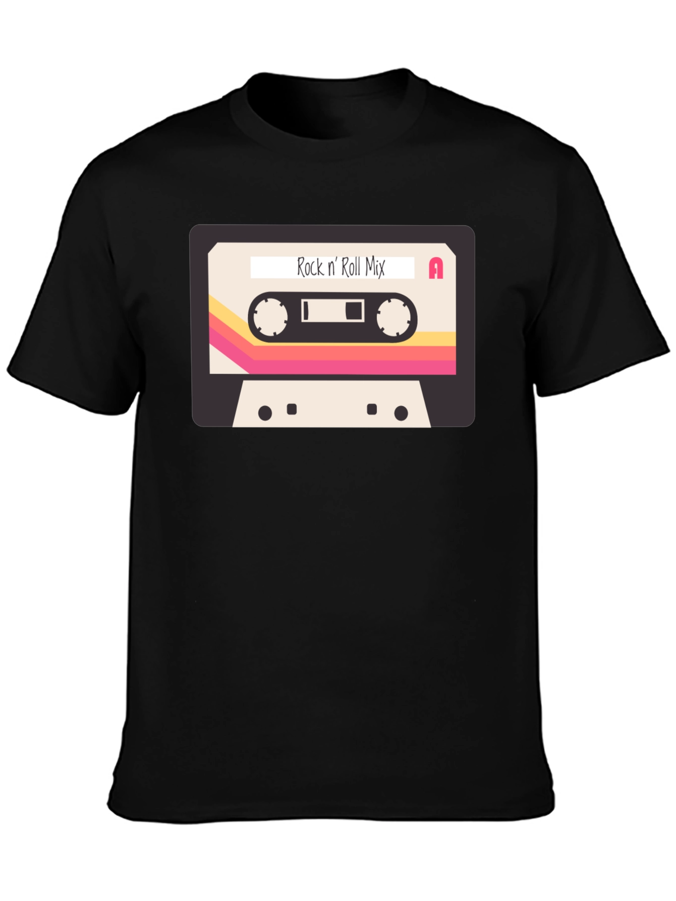 Retro Rock n Roll Mixtape Graphic T-Shirt