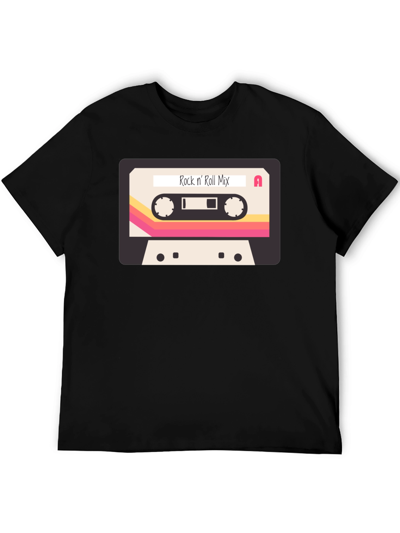 Retro Rock n Roll Mixtape Graphic T-Shirt