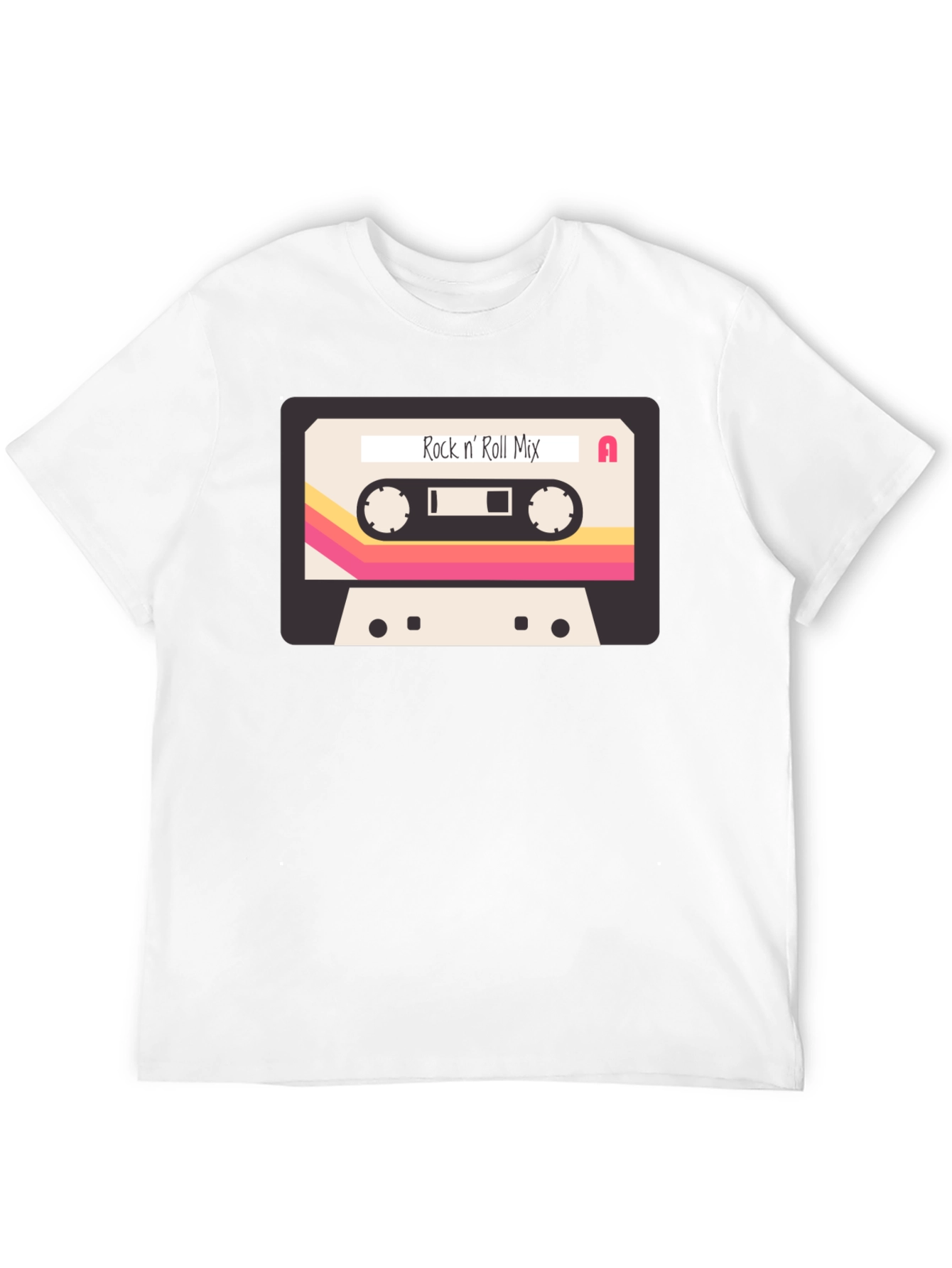 Retro Rock n Roll Mixtape Graphic T-Shirt