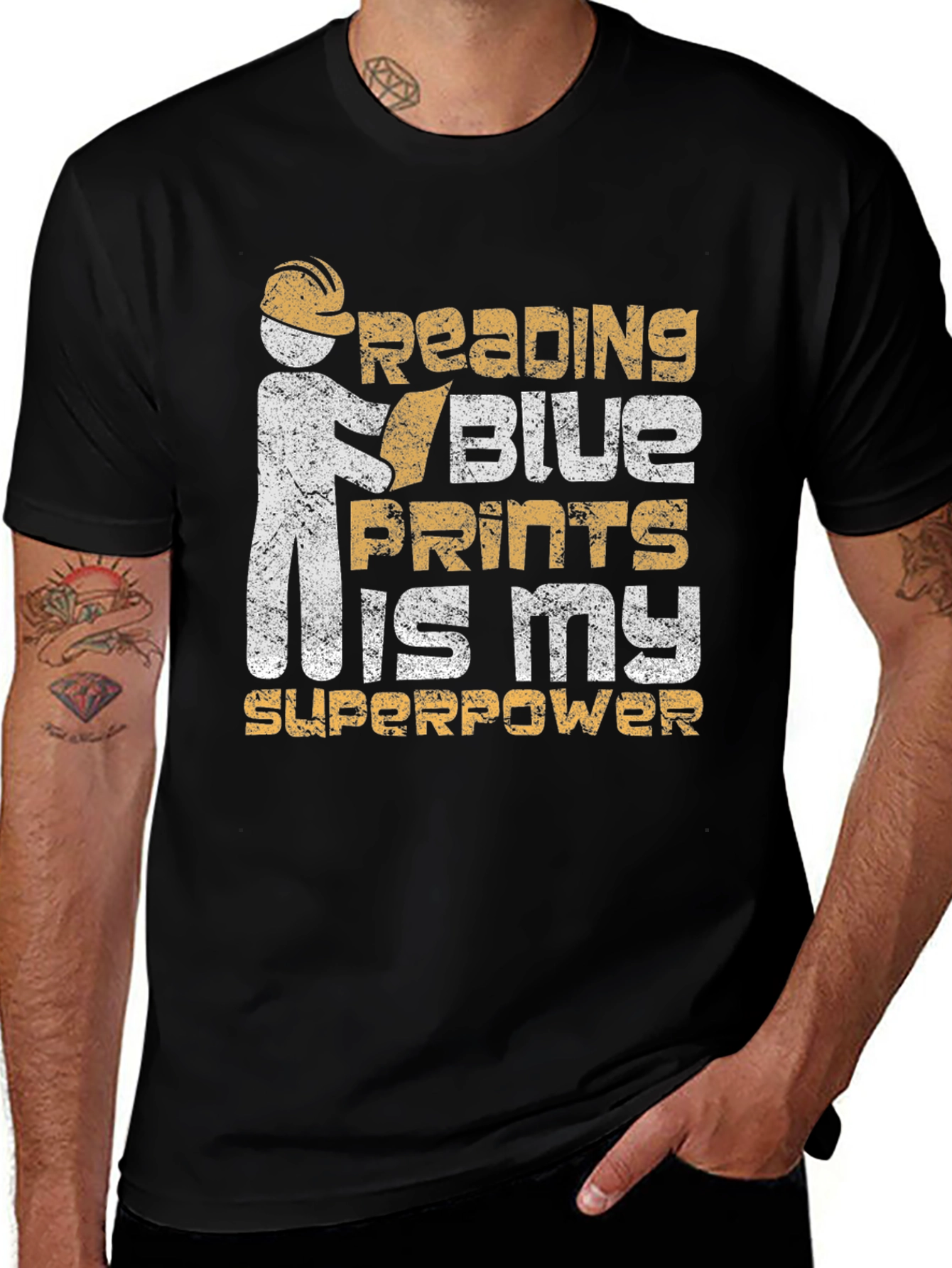 Reading Blueprints Superpower Graphic Tee