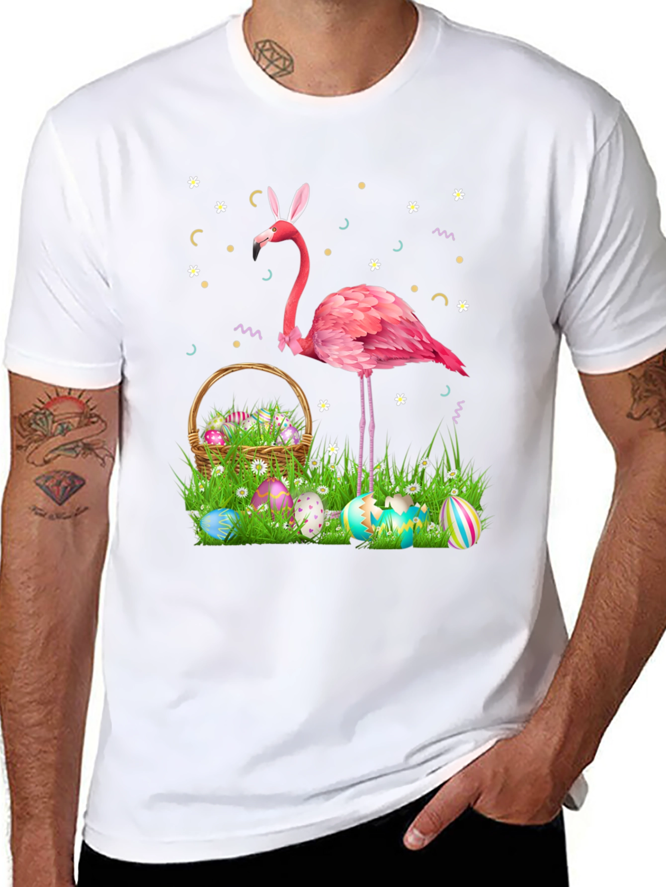 Easter Flamingo T-Shirt