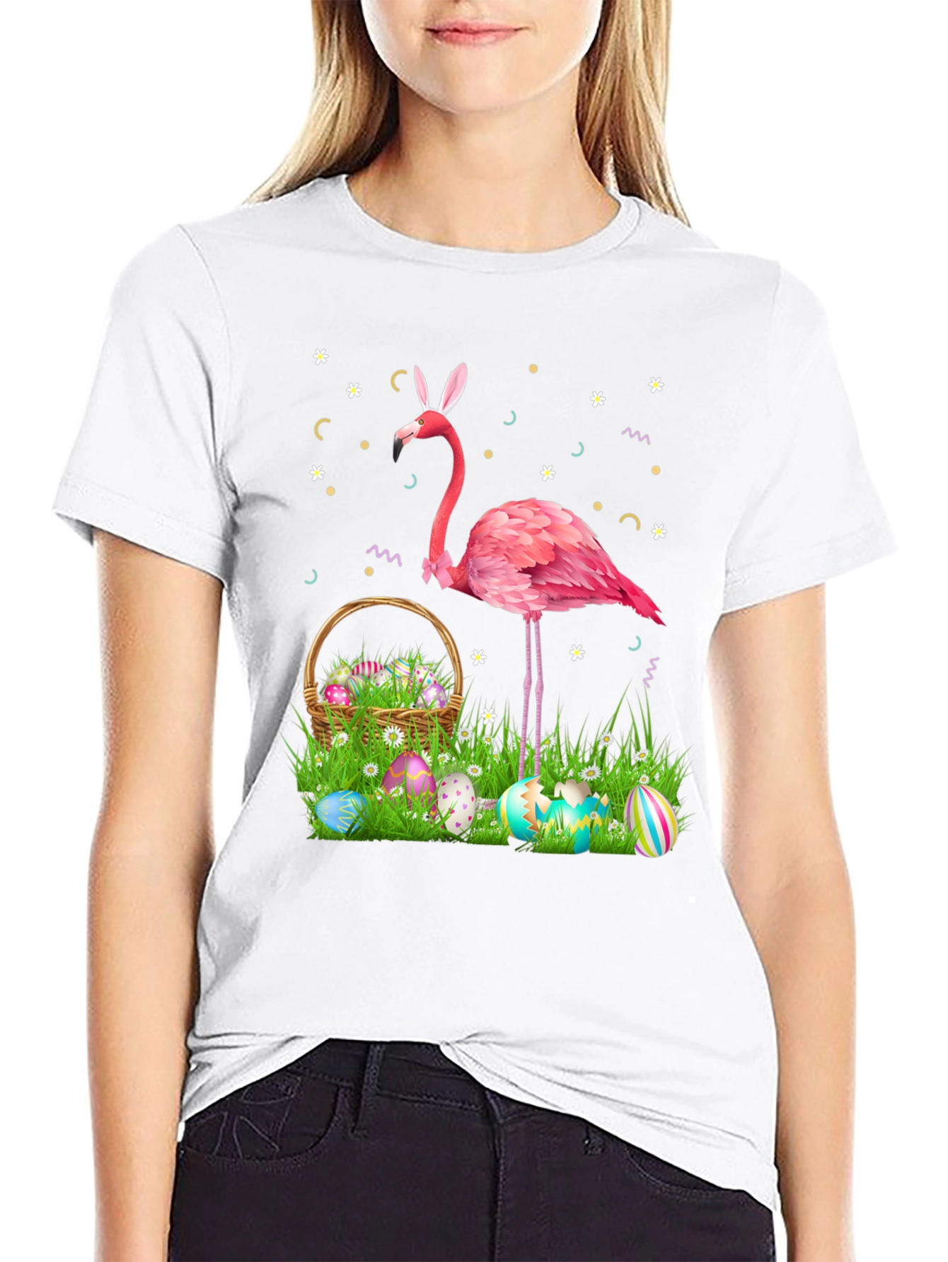Easter Flamingo T-Shirt
