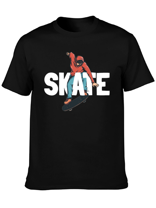 Skate T-Shirt - Black Graphic Tee
