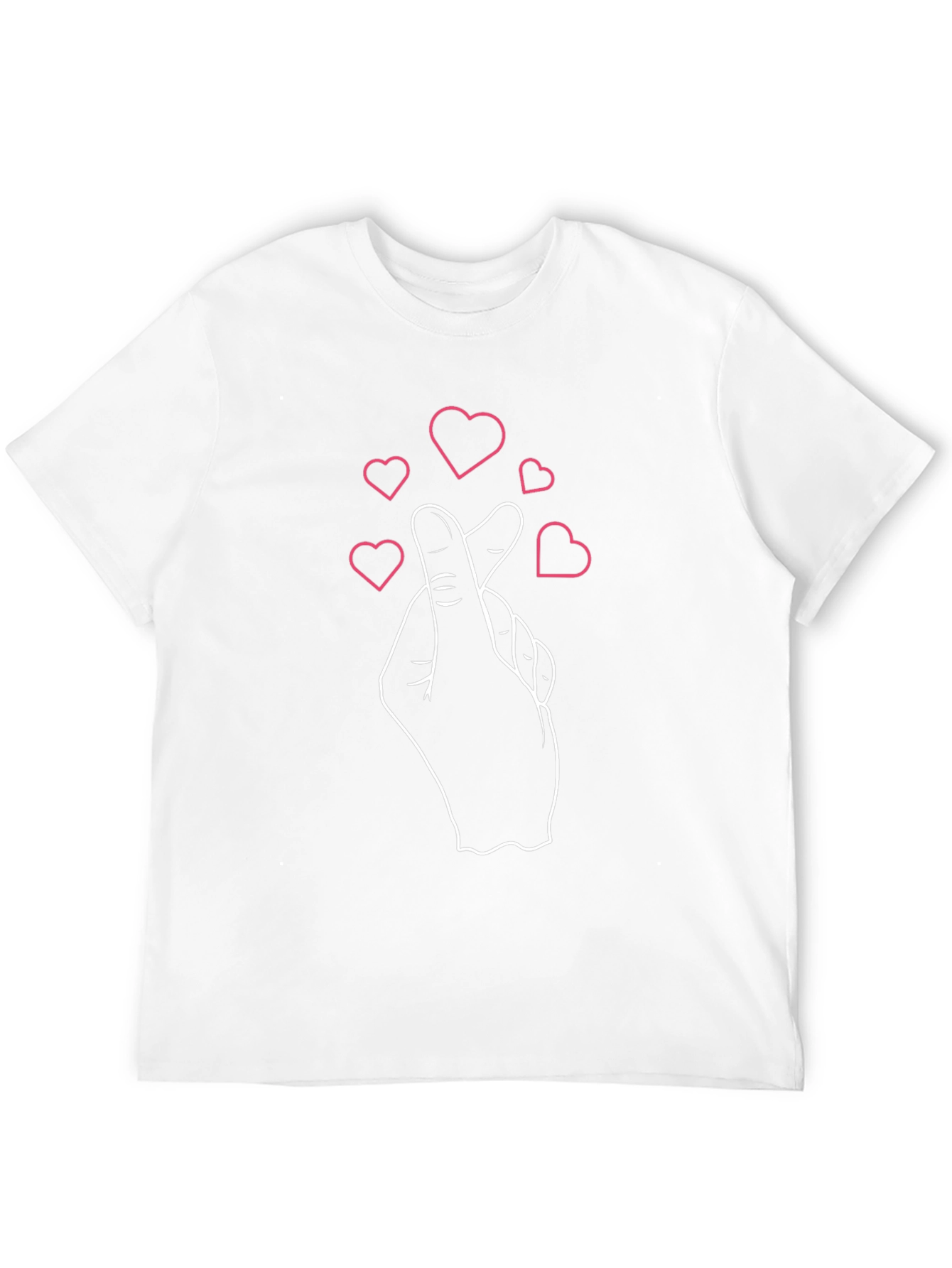 Finger Heart T-Shirt - Korean Love Sign