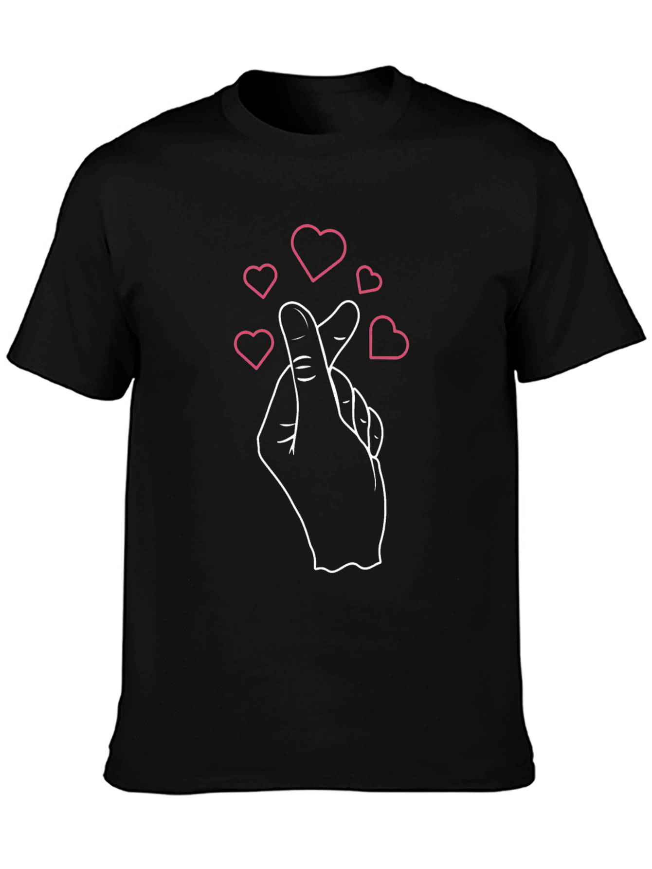 Finger Heart T-Shirt - Korean Love Sign